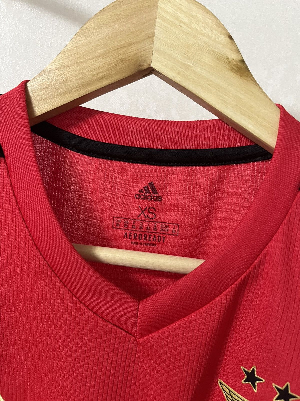 Adidas Adidas Benfica 19/20 Vintage Blokecore Jersey Size US XS / EU 42 / 0 - 3 Thumbnail