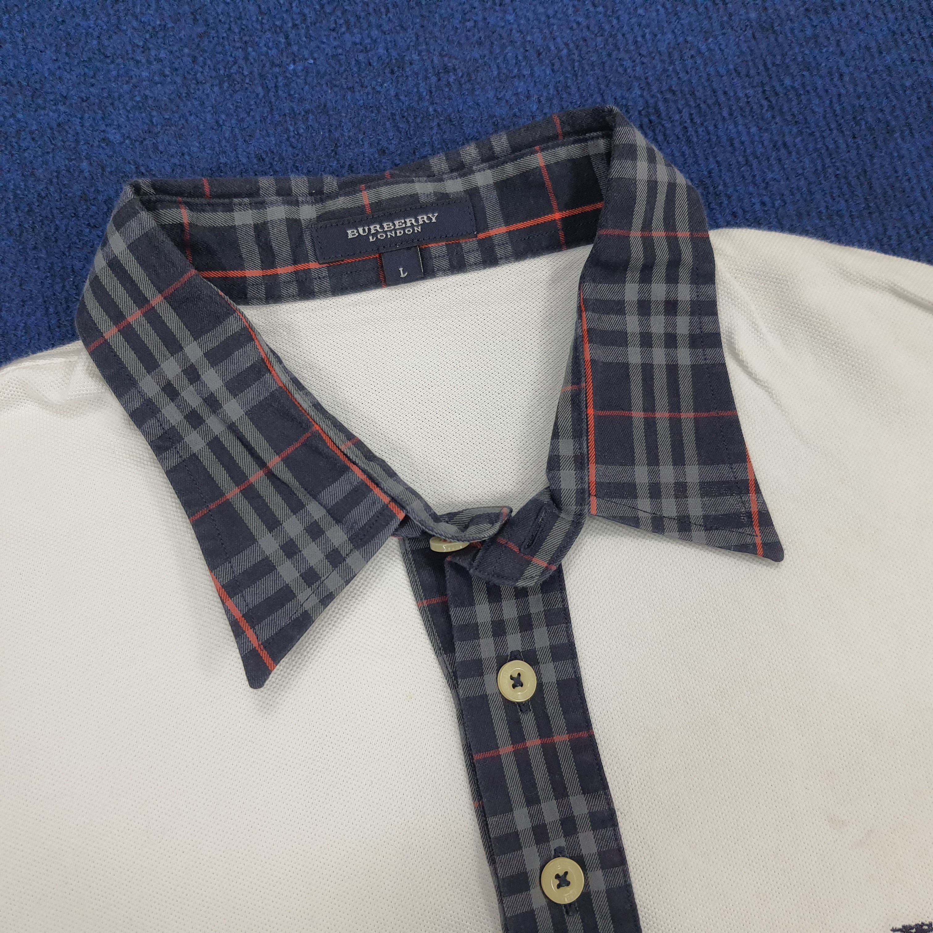 Burberry × Vintage Vintage Burberry London Polo Shirt Size US M / EU 48-50 / 2 - 4 Thumbnail