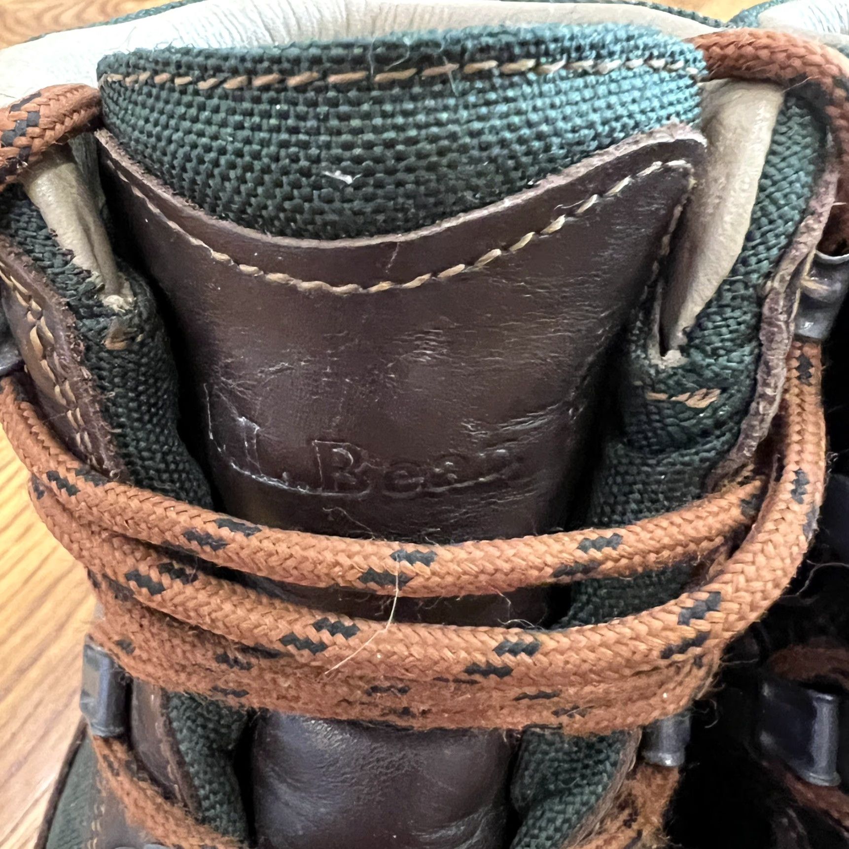 Vintage L.L. Bean Cresta Air 8000 Goretex Hiking Boots Leather Brown Mens 7 M, Womens 8.5 M Waterproof Outdoor Size US 9 / IT 39 - 6 Thumbnail