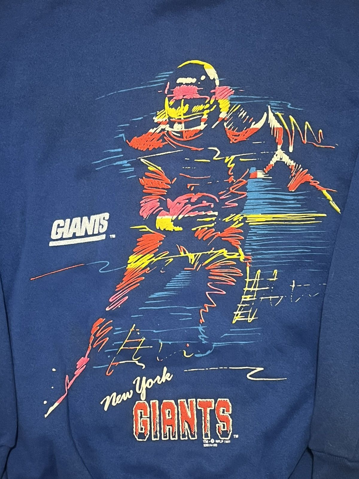 NFL × Vintage Vintage 1981 New York Giants NFL Boxy Made in USA Crewneck Size US L / EU 52-54 / 3 - 2 Thumbnail