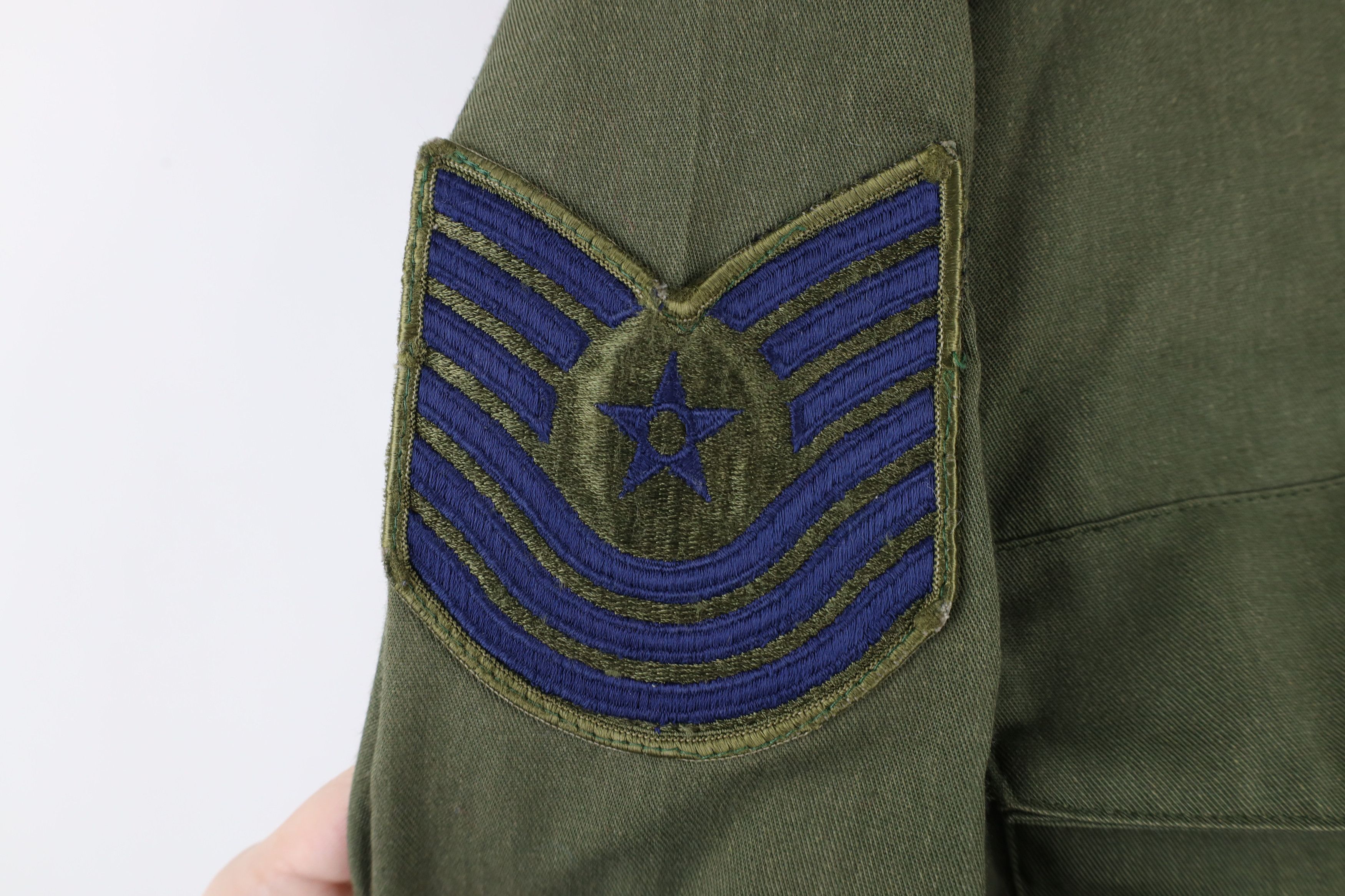 Vintage Vintage 80s US Air Force Military Field Button Shirt USA Size US M / EU 48-50 / 2 - 9 Thumbnail