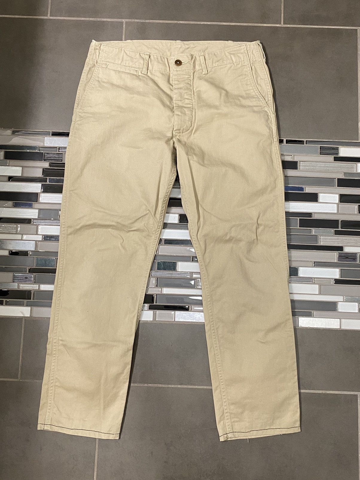 Buck Mason Maverick Slim Officer Pant Size US 33 - 1 Thumbnail