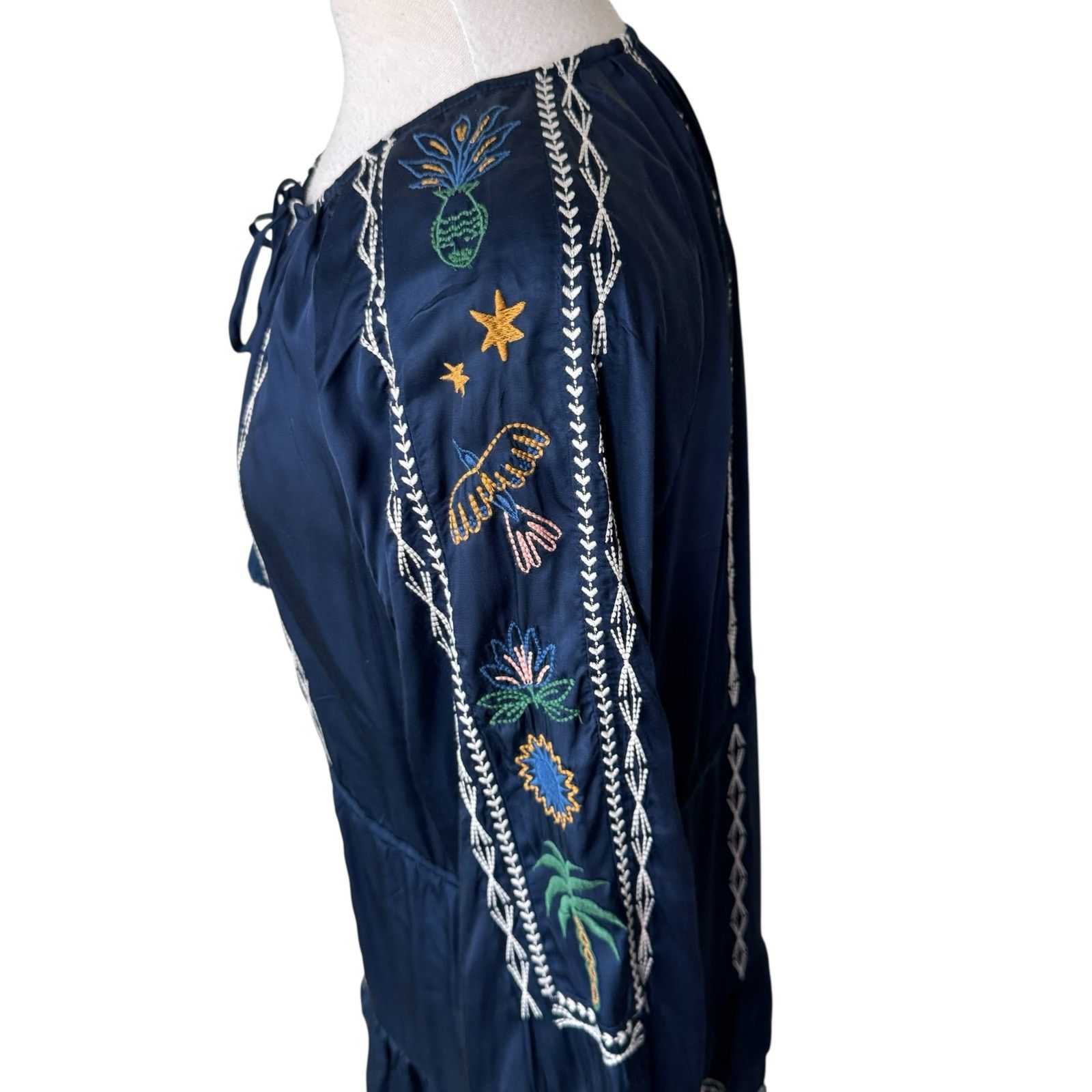 Johnny Was JOHNNY WAS LEXIE TIERED MINI DRESS Small NWT Size S / US 4 / IT 40 - 8 Thumbnail