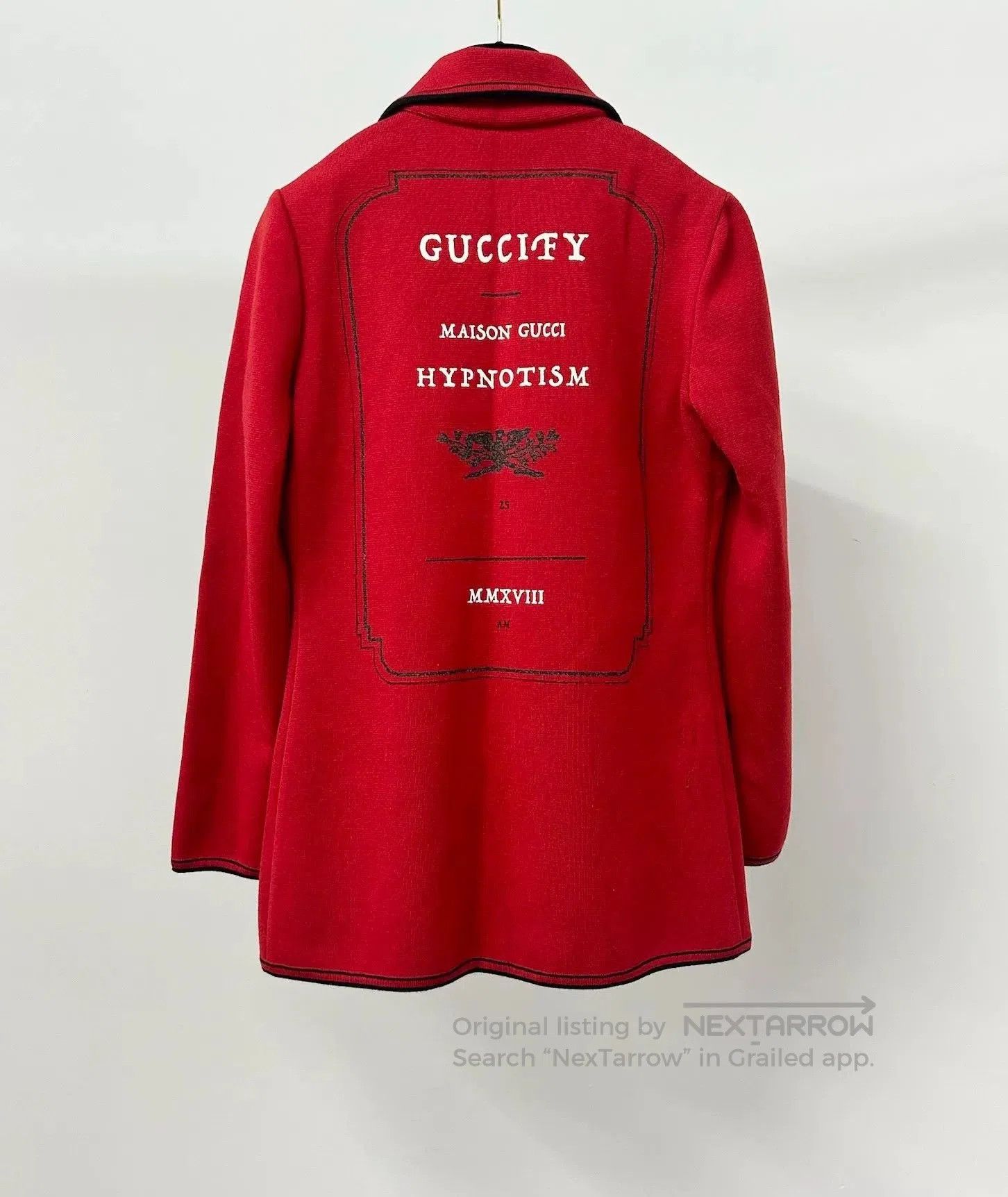 Gucci Gucci Red Wool Knit Coat. Size M / US 6-8 / IT 42-44 - 2 Thumbnail