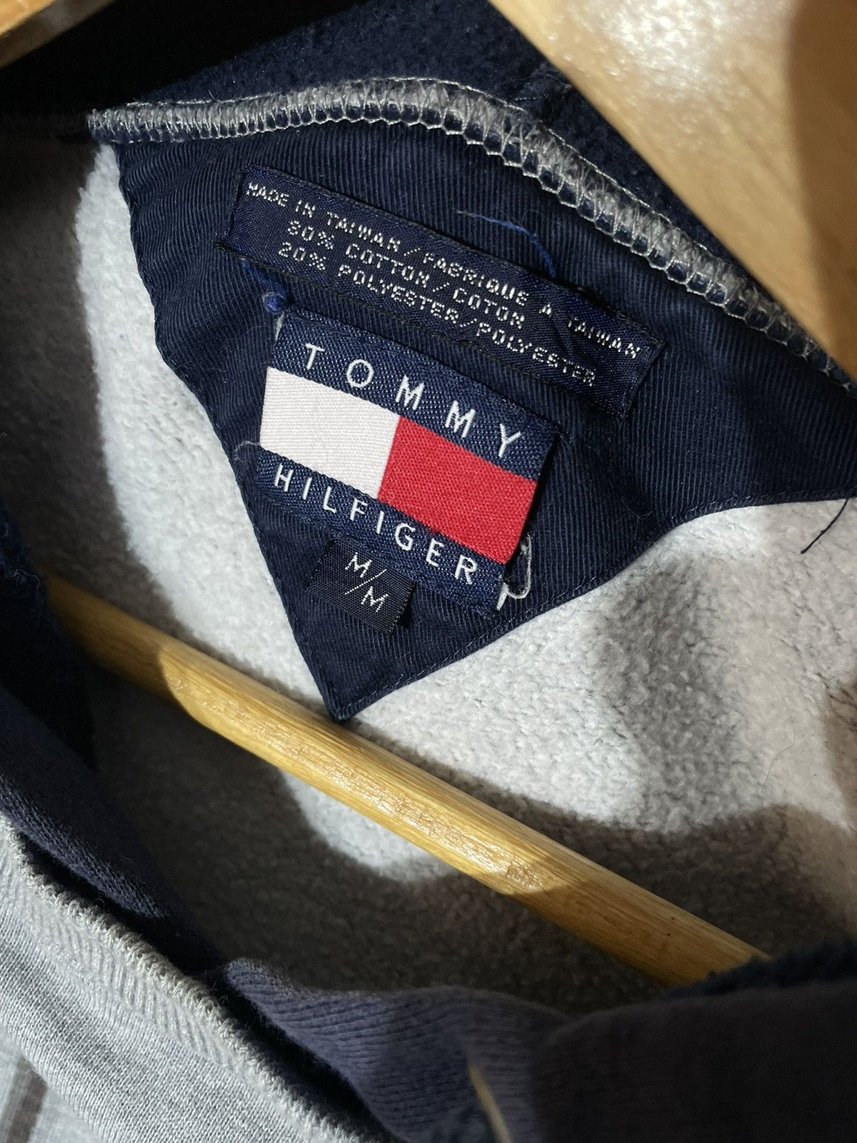Tommy Hilfiger × Vintage Hoodie Tommy Hilfiger Big Logo 90’s Vintage Size US L / EU 52-54 / 3 - 8 Thumbnail