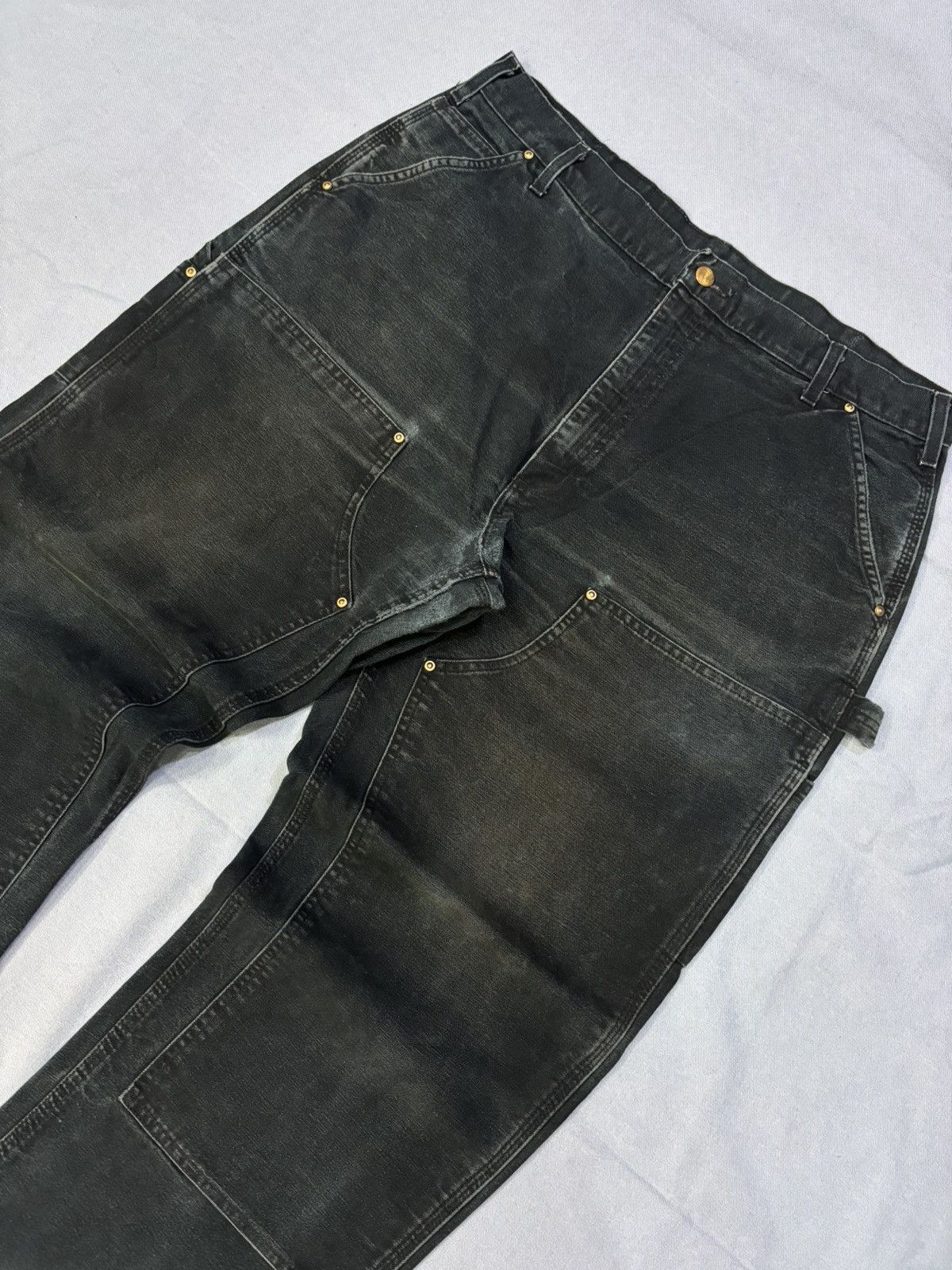 Carhartt Carhartt B01 BLK Double knee denim Size US 38 / EU 54 - 5 Thumbnail