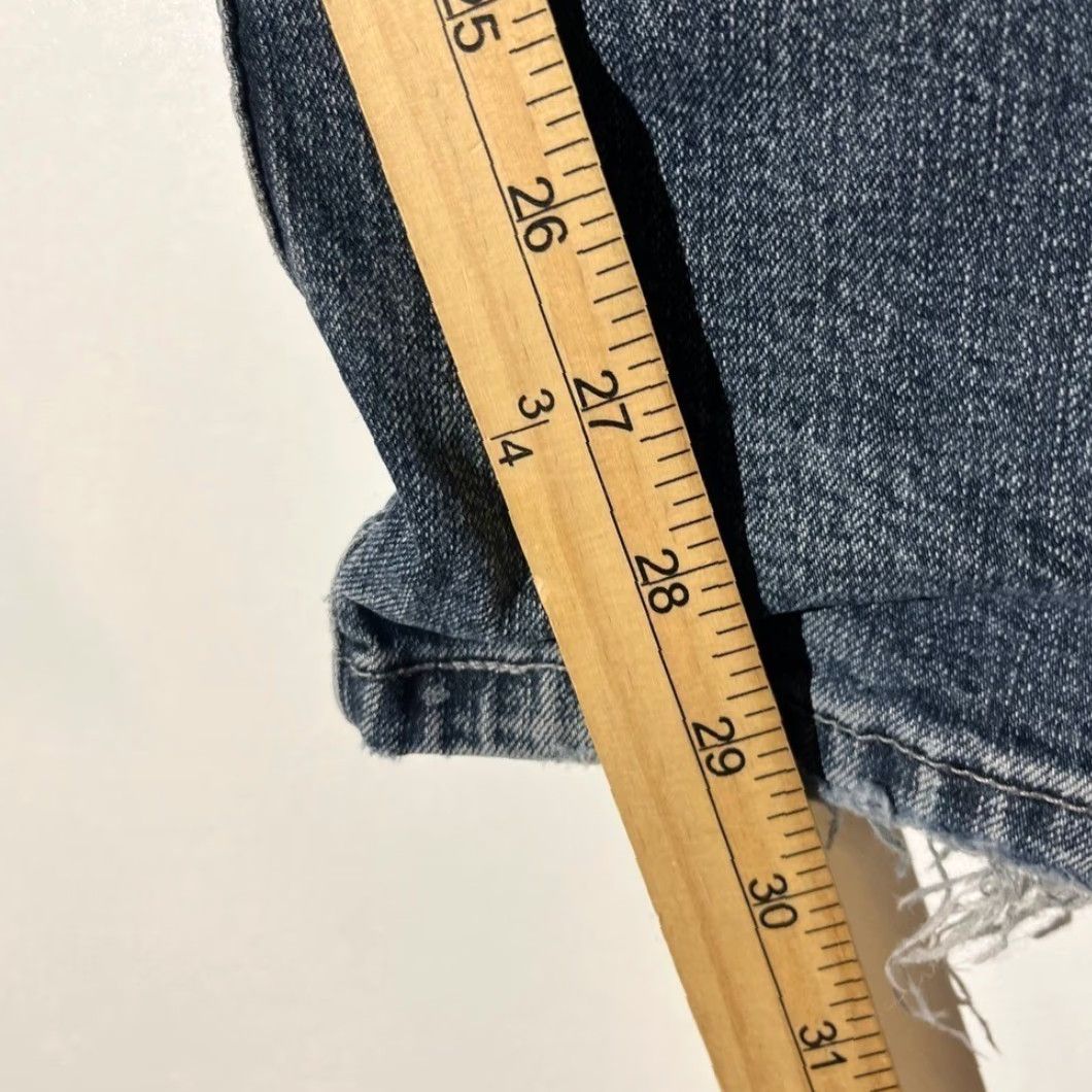 Levi's Levi's 505 Straight Leg Dark Washed Blue Denim Jeans Men 36X30, Blue, Regular, Men, Denim Jeans Size US 36 / EU 52 - 6 Thumbnail