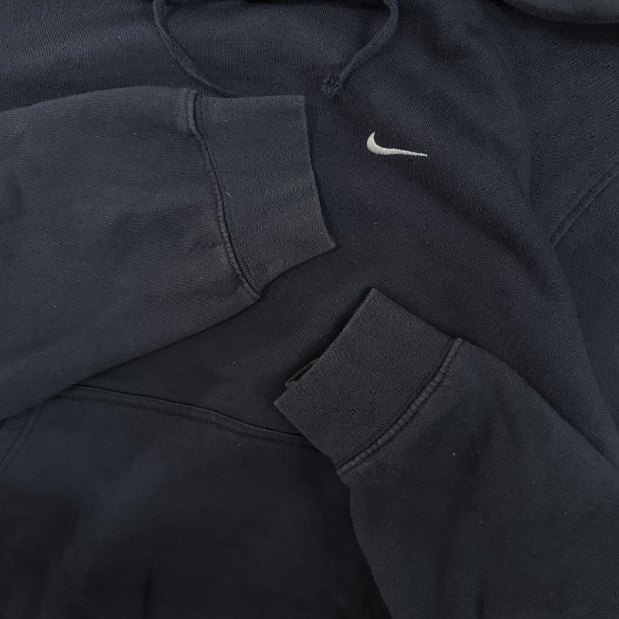 Nike × Vintage Vintage Nike Mini Swoosh Pullover Hoodie Flacko Size US L / EU 52-54 / 3 - 4 Thumbnail