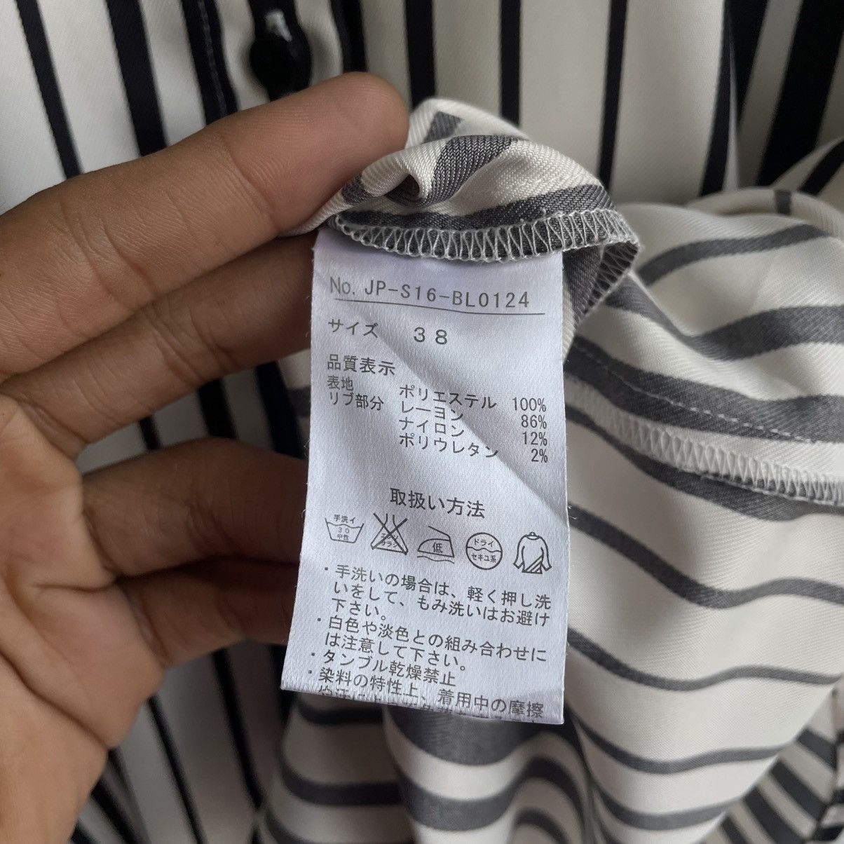 Jean Paul Gaultier Jean Paul Gaultier Stripes in White and Black Polo Shirts Size S / US 4 / IT 40 - 7 Thumbnail