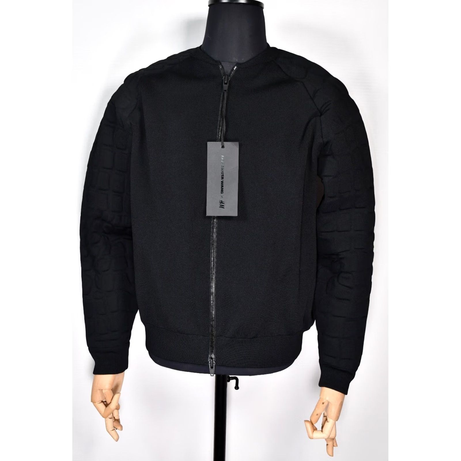 Alexander Wang Alexander Wang x H&M Jacket Men Bomber Zip Black Size M Italy Neoprene 63% Visco... Size US M / EU 48-50 / 2 - 2 Thumbnail