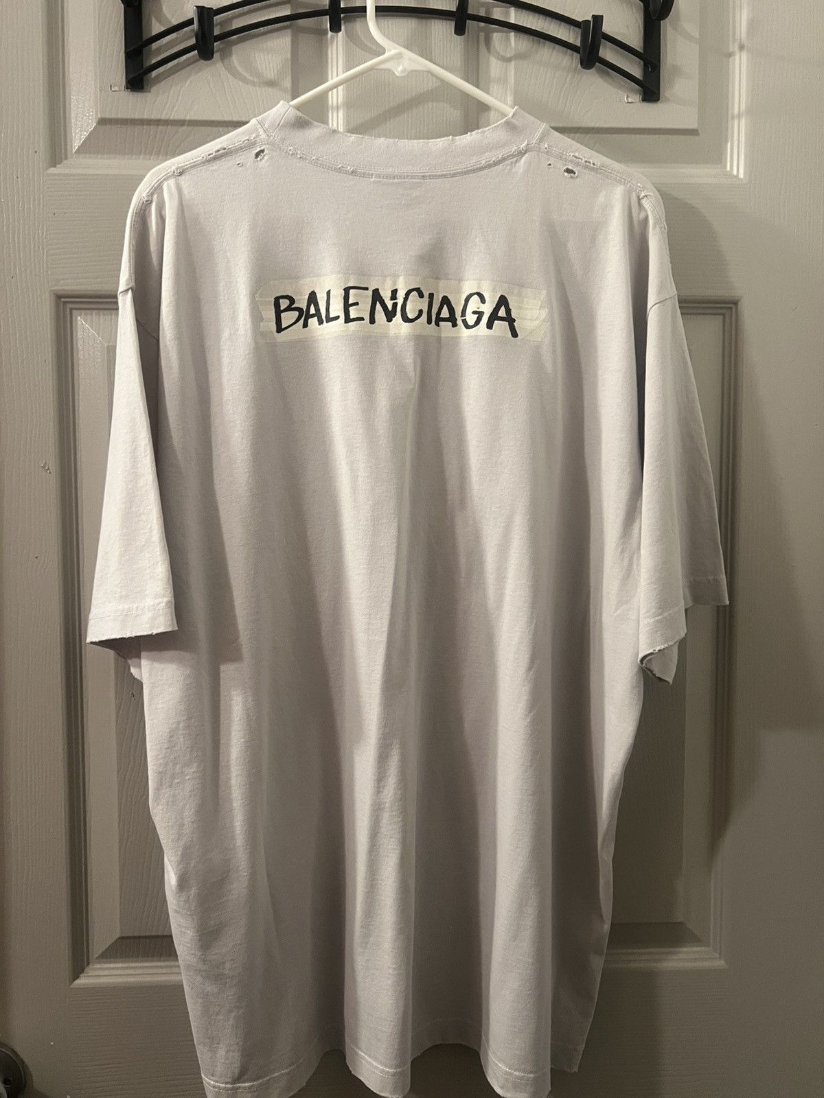 Balenciaga Balenciaga Distressed t-shirt Size US M / EU 48-50 / 2 - 3 Thumbnail