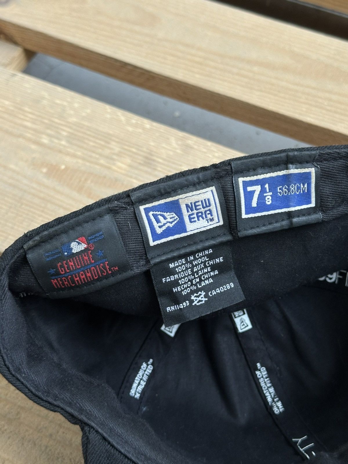 New Era New Era NYC Yankees Black Monogram Cap Size ONE SIZE - 7 Thumbnail