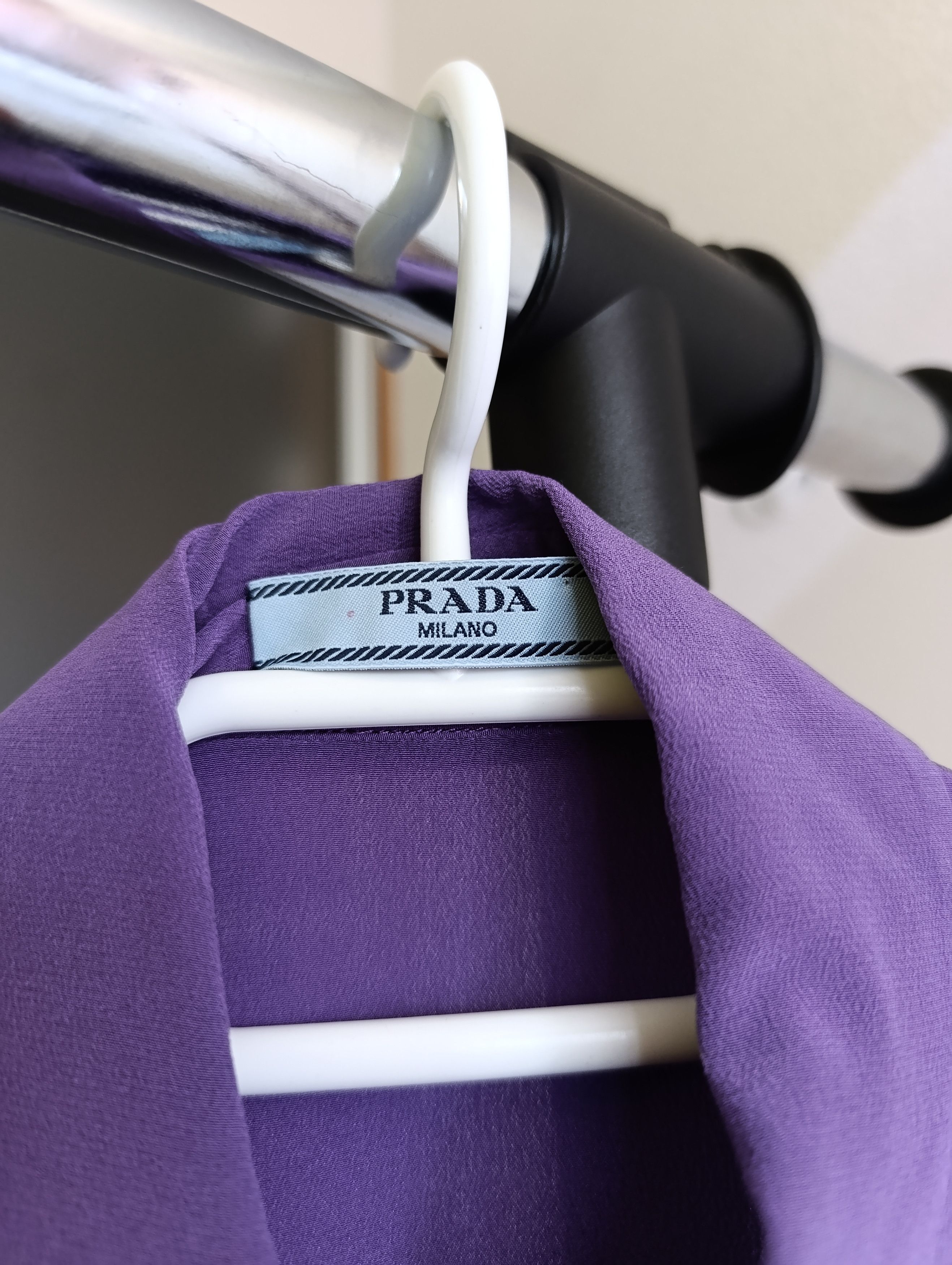 Prada Prada Milano womens silk blouse shirt Size XS / US 0-2 / IT 36-38 - 3 Thumbnail