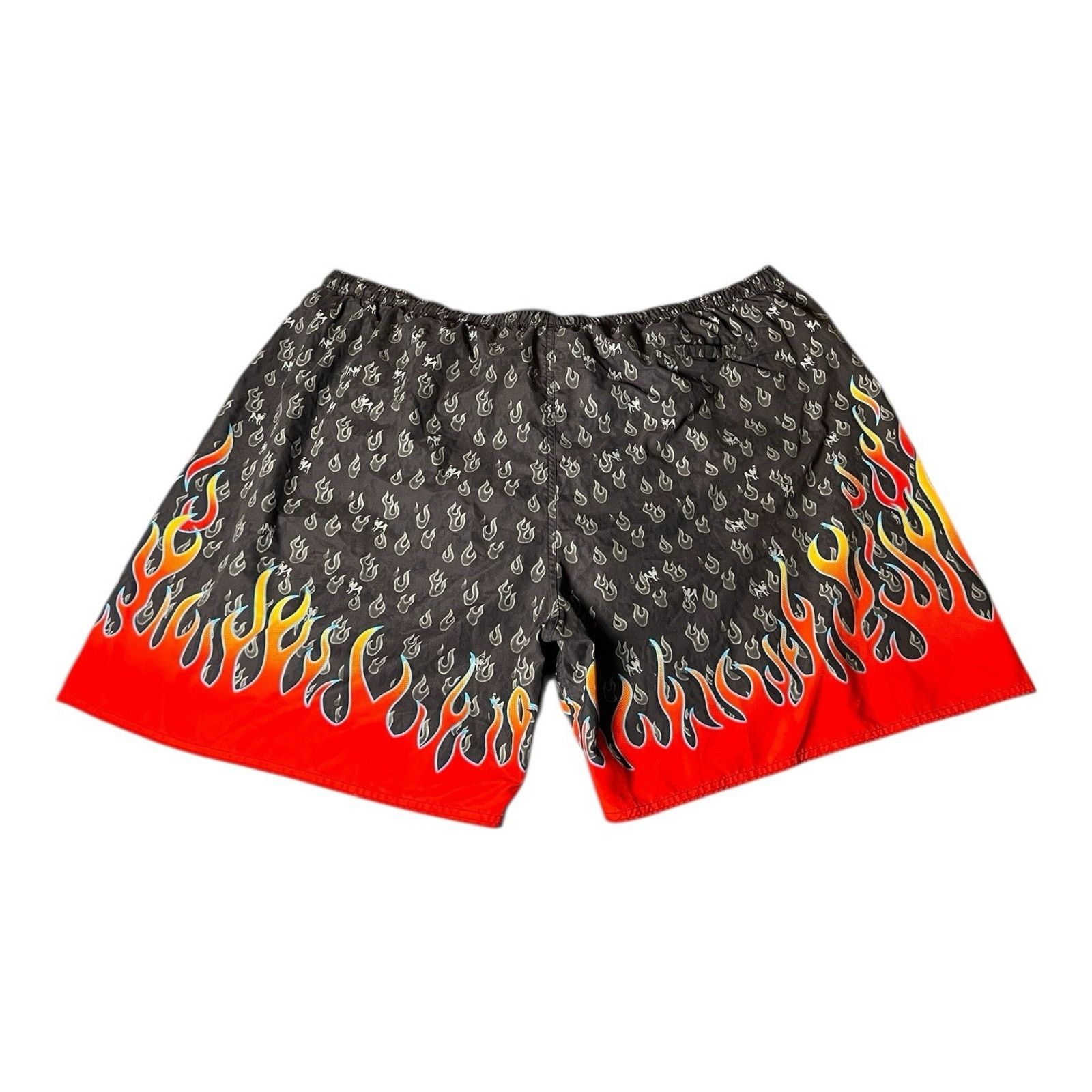 Big Dogs VTG BIG DOGS Shorts Men 5X Multicolor Flames Swim Trunks AOP Size US 44 / EU 60 - 2 Thumbnail
