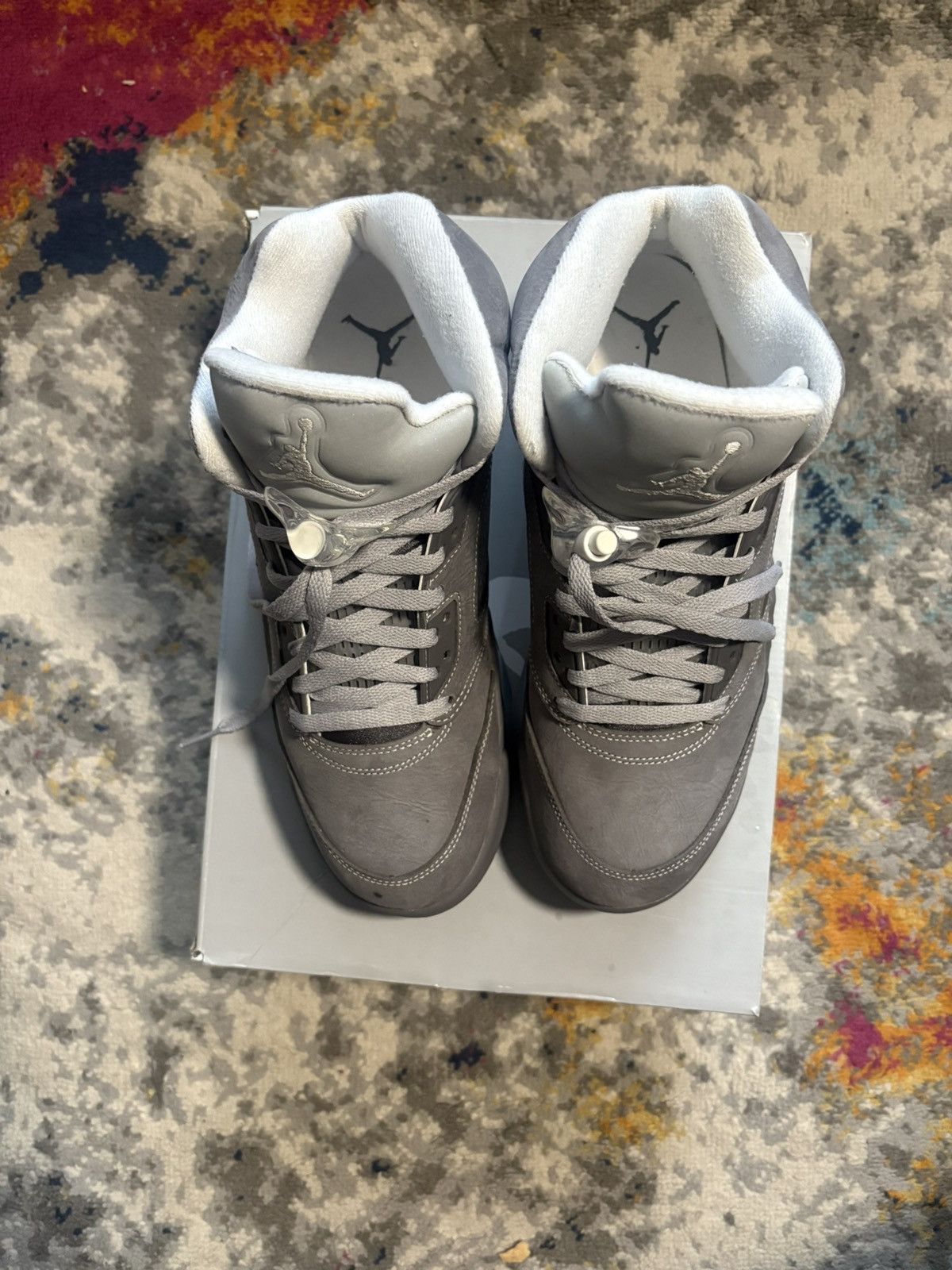 Jordan Brand Air Jordan Retro 5 Wolf Grey size 10.5 Size US 10.5 / EU 43-44 - 3 Thumbnail