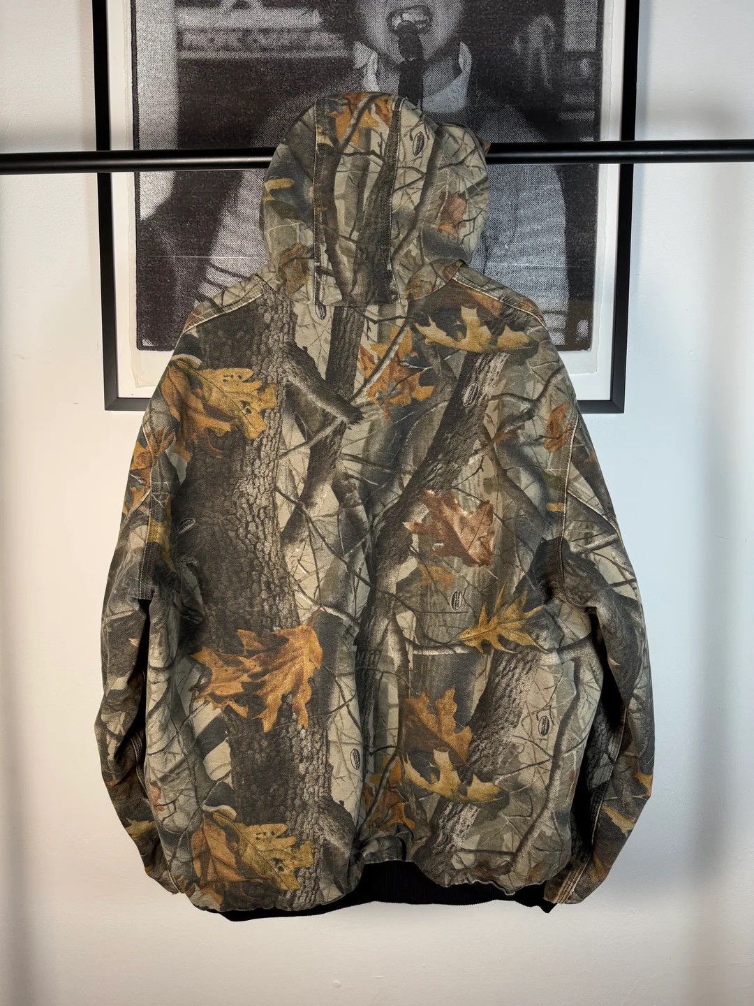 Vintage 🚭 CLASSIC 🚭 CARHARTT THRASHED REALTREE HOODED WORK JACKET Size US XL / EU 56 / 4 - 12 Thumbnail