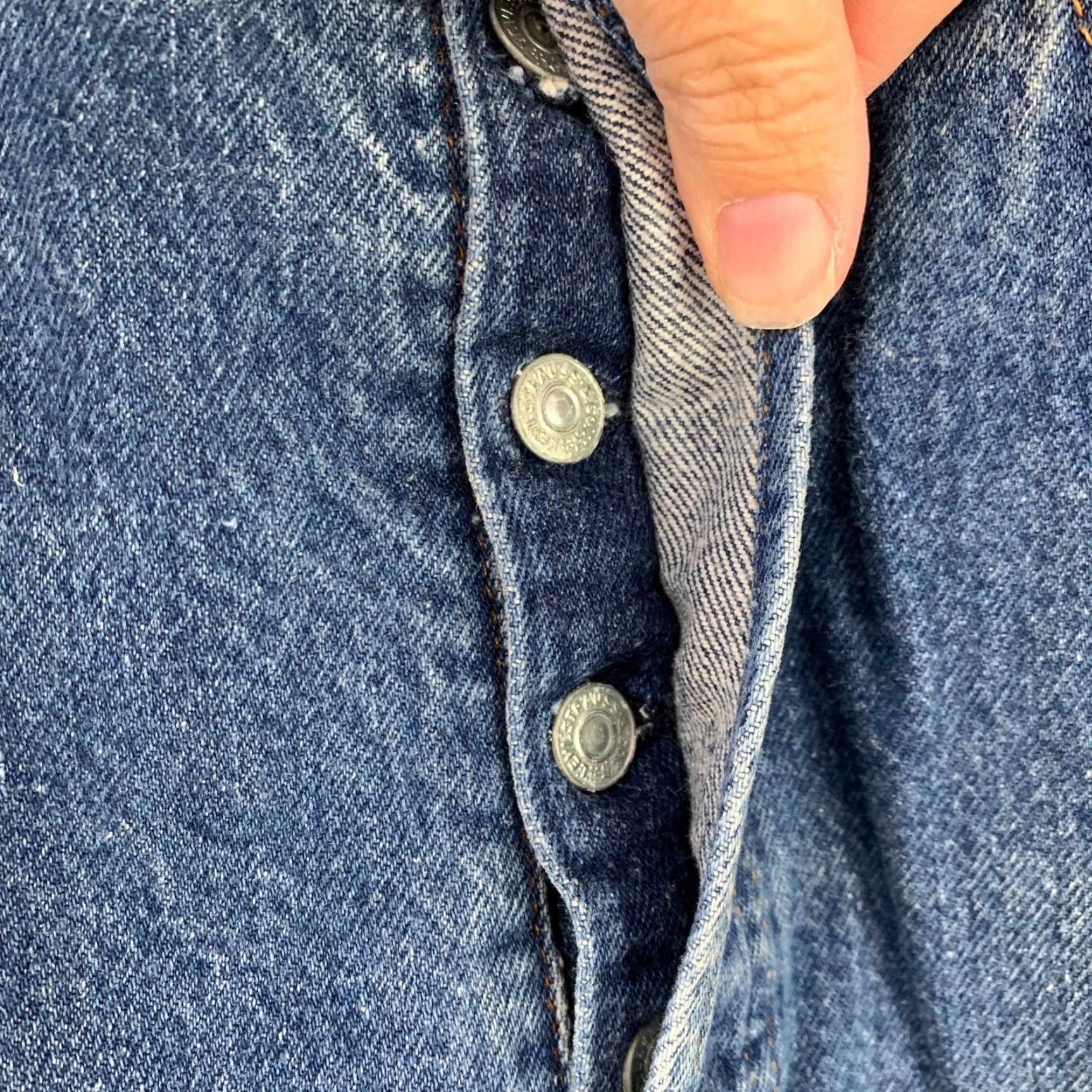 Levi's VINTAGE Levi's Jean Levi Strauss Button Fly 501 XX 34x38 32.5 Inseam Blue Denim Men Jeans Medium Wash 100% Cotton Size US 38 / EU 54 - 6 Thumbnail