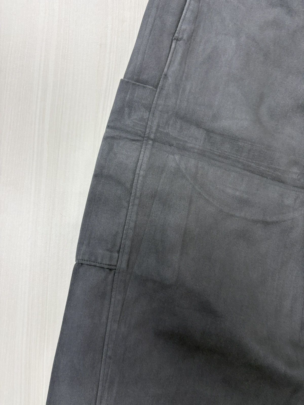 Balenciaga × Gap × Kanye West Yeezy Gap Sateen Cargo Pants Dark Grey Size US 30 / EU 46 - 11 Thumbnail