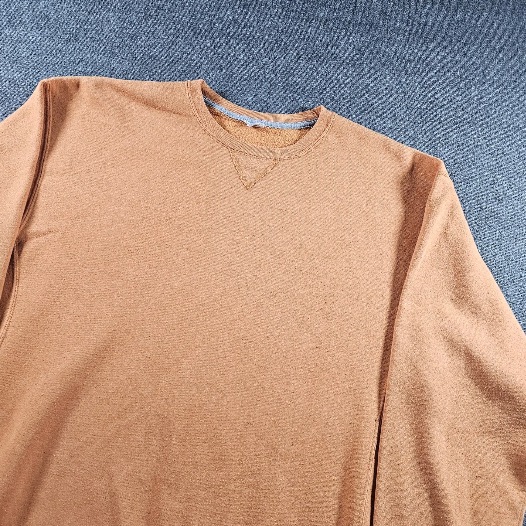 Russell Athletic VINTAGE Russell Athletic Sweatshirt Mens XL Orange Fleece Crewneck Pullover Logo 90s Size US XL / EU 56 / 4 - 3 Thumbnail