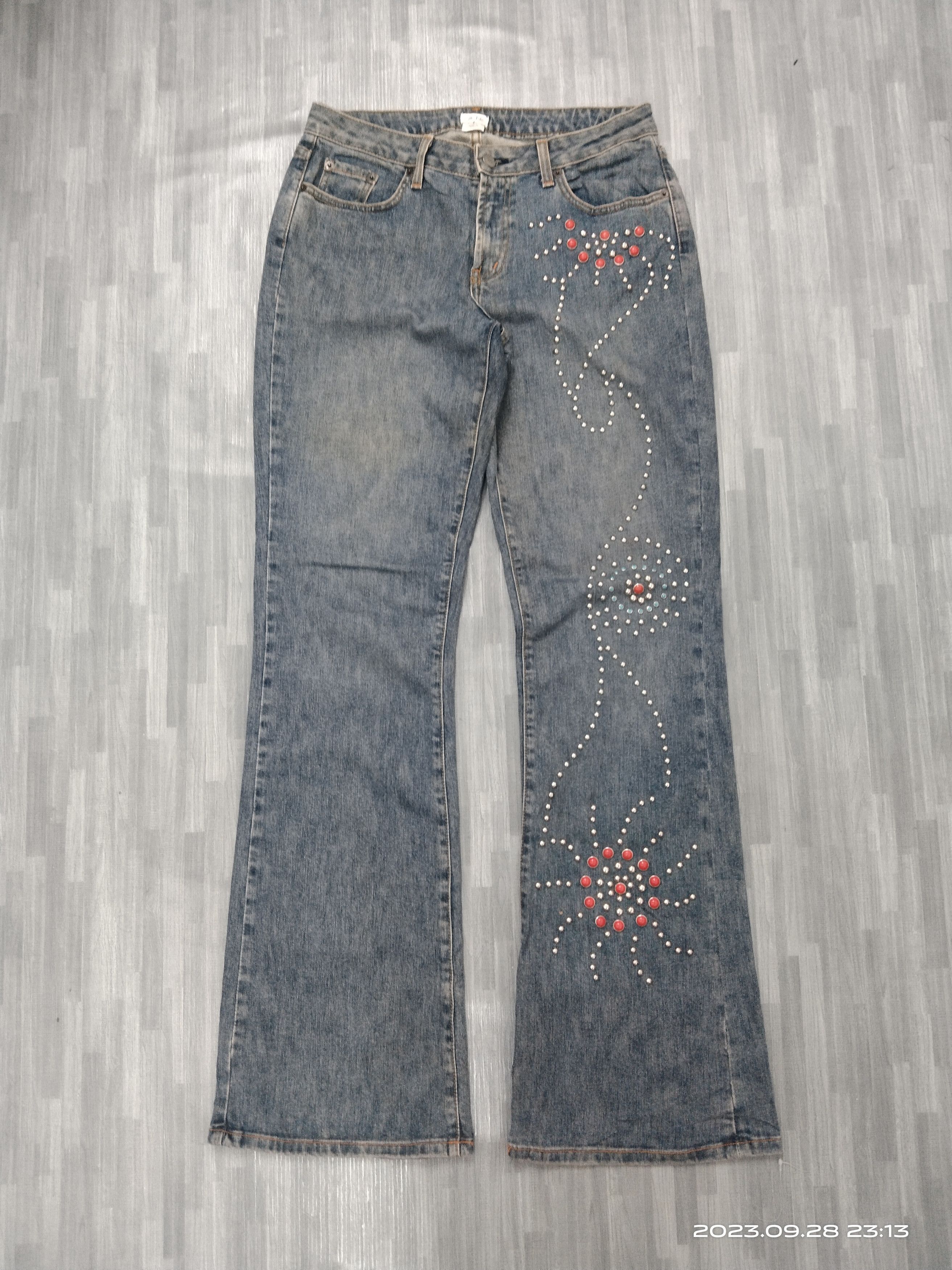 Other FLARE SICK STUDDED DENIM PANTS Size 29" - 2 Thumbnail