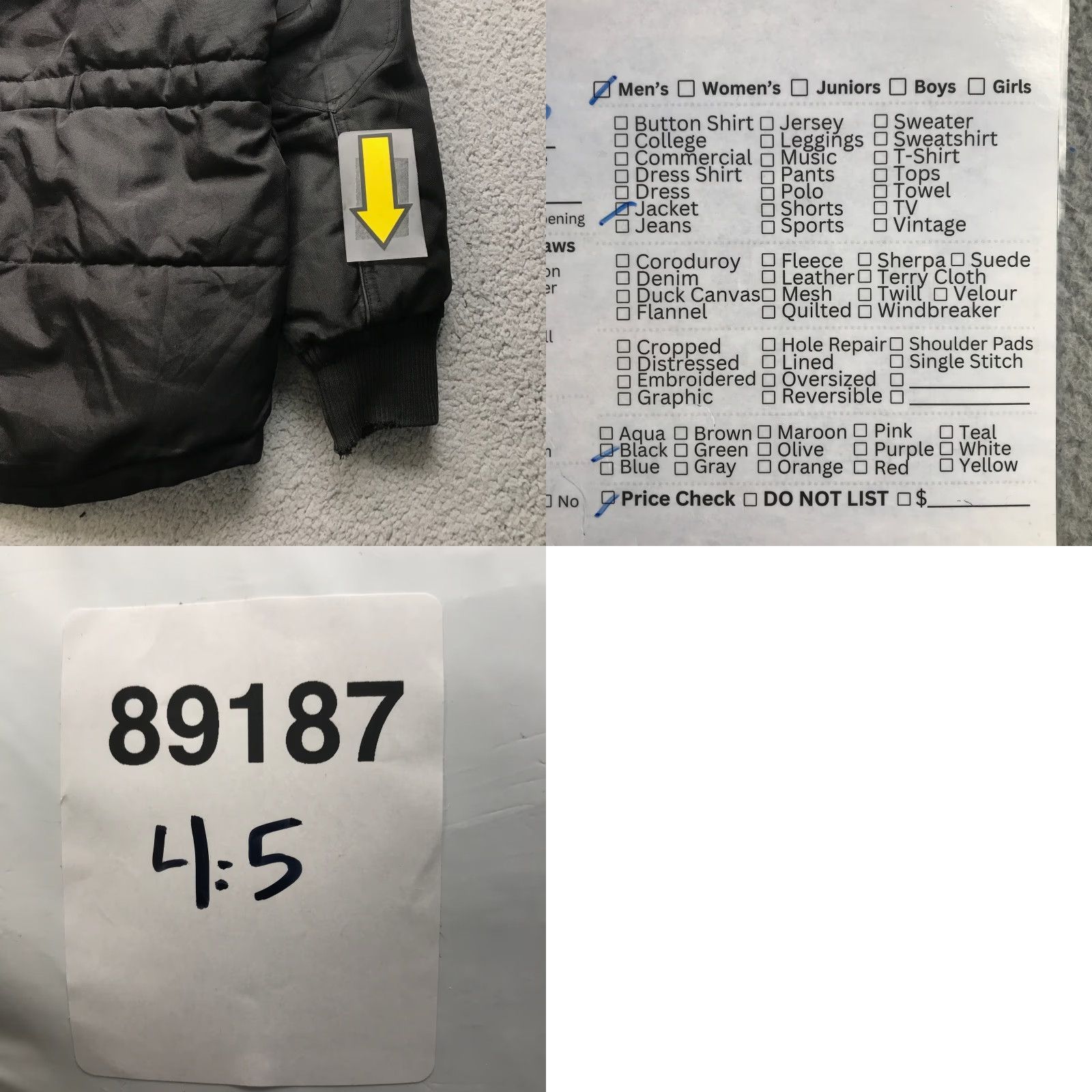 Sean John Sean John GIII Apparel Quilted Jacket Hooded Mens 2XL Black Zip Full Zip Lined Pockets Logo Jacket Size US XXL / EU 58 / 5 - 9 Thumbnail