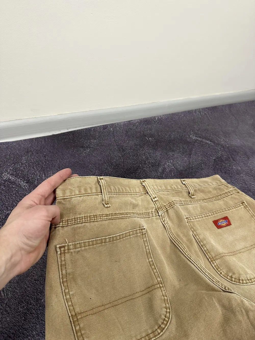 Dickies Vintage 90s Dickies Carpenter Opium Faded Cargo Work Pants Size US 38 / EU 54 - 7 Thumbnail