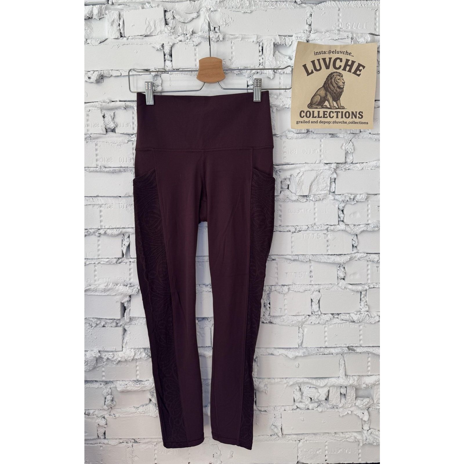 Athleta Athleta Womens XS Purple High Rise Mesh Pocket Leggings Size 27" / US 4 / IT 40 - 1 Thumbnail