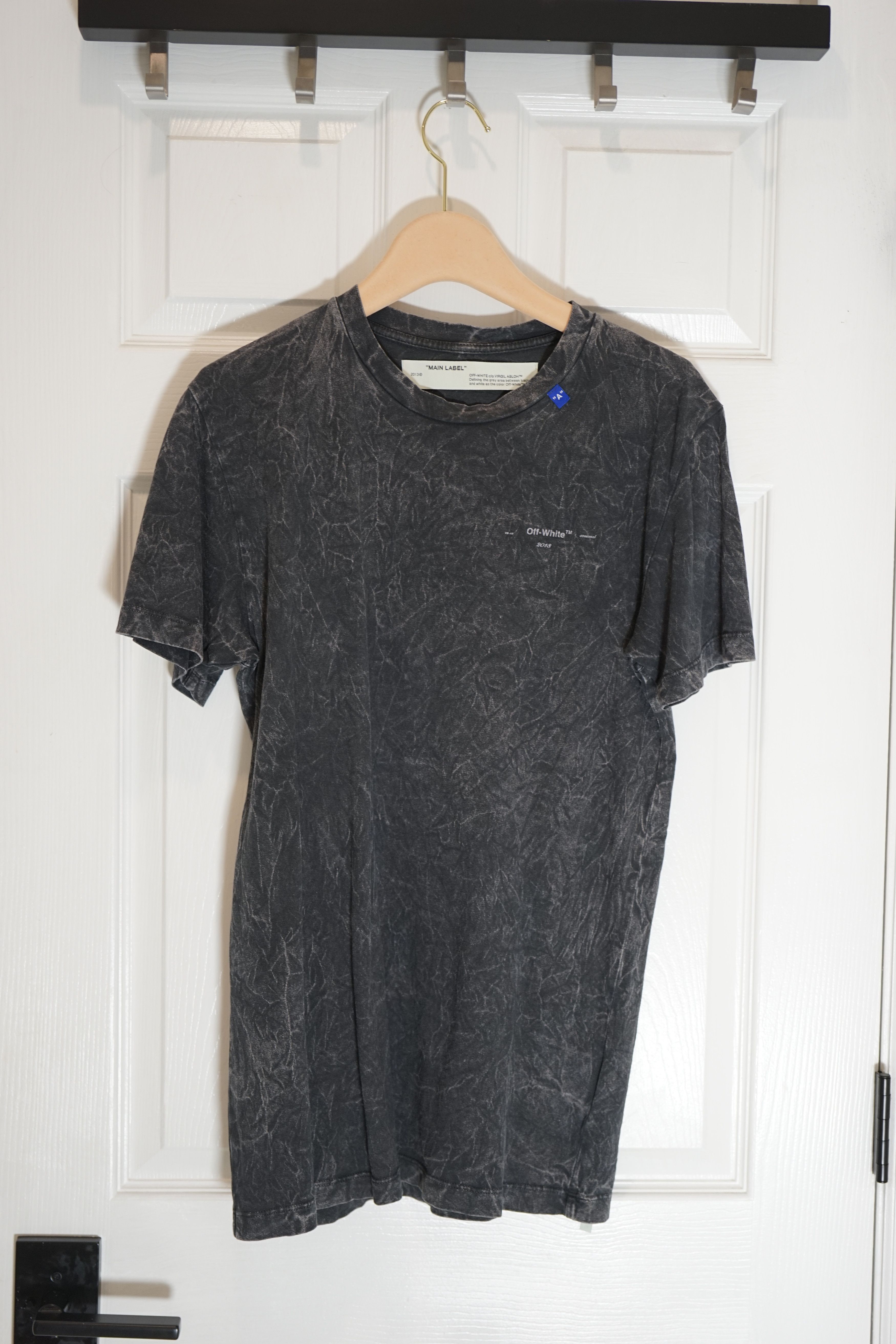 Off-White OFF-WHITE - Grey Marble Slim T-Shirt / S | Grailed