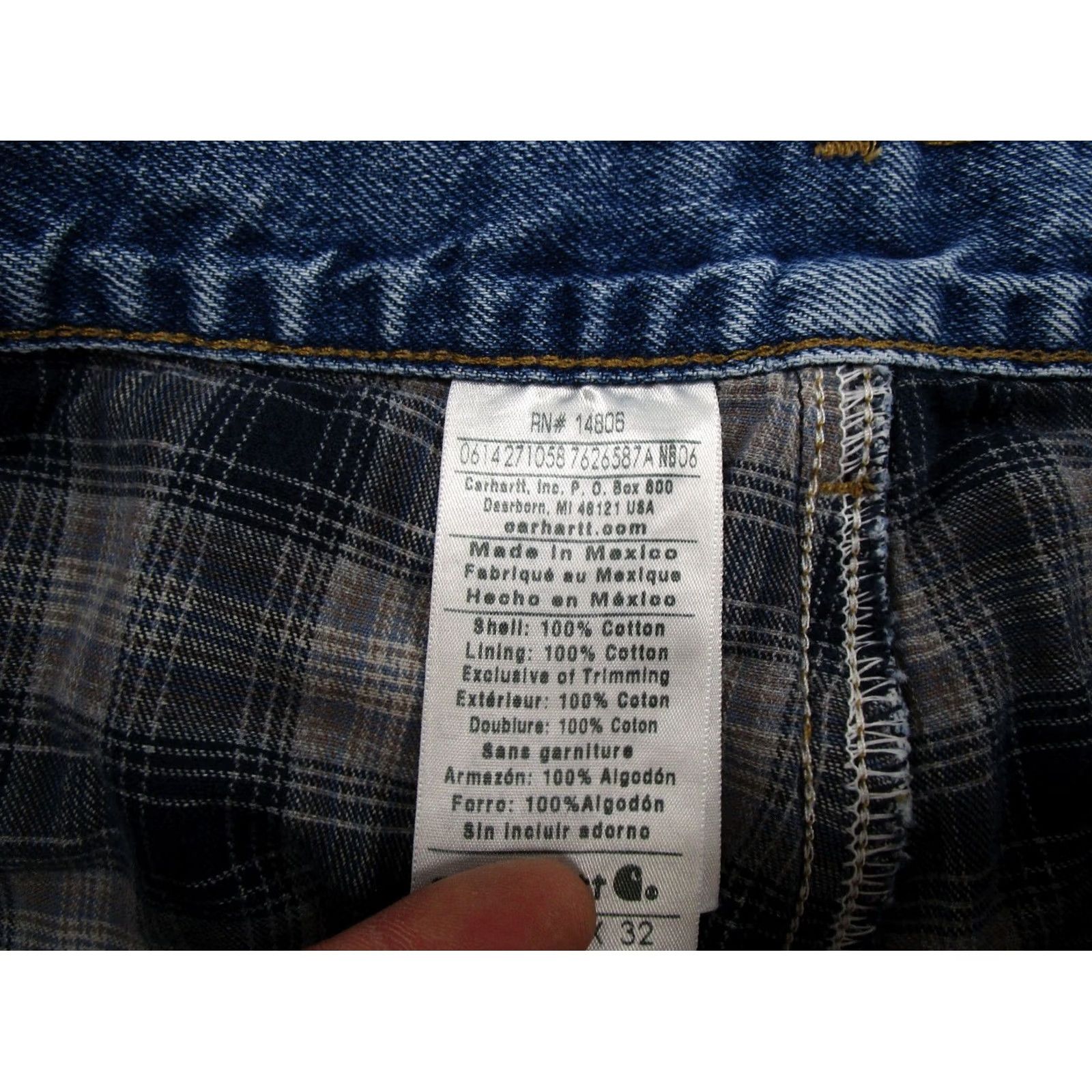 Carhartt Carhartt Jeans Shirt Size US 38 / EU 54 - 6 Thumbnail