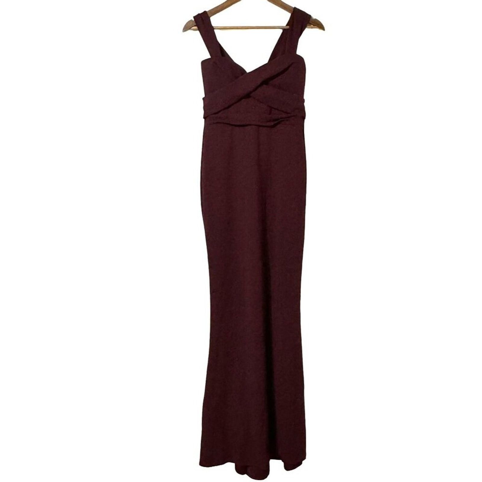Other Nookie · Camille Gown · Off Shoulder Maxi Dress Large Wine Size L / US 10 / IT 46 - 4 Thumbnail