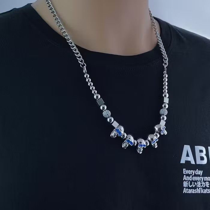 Jewelry × Vintage Skull Necklace Size ONE SIZE - 2 Thumbnail