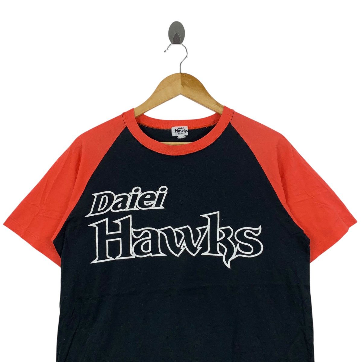 Vintage DAIEI HAWKS Fukuoka Player Baseball Team Sportswear T-Shirt Size US M / EU 48-50 / 2 - 2 Thumbnail