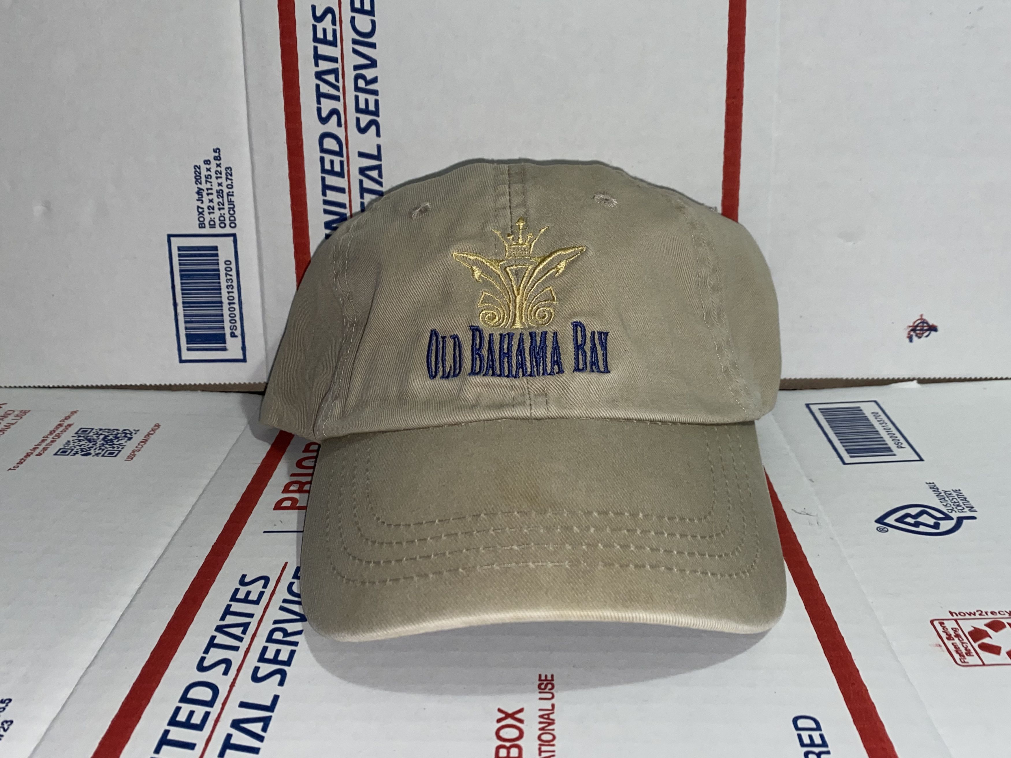 Vintage Old Bahama Bay West End Grand Island baseball Cap dad hat US Size ONE SIZE - 1 Thumbnail