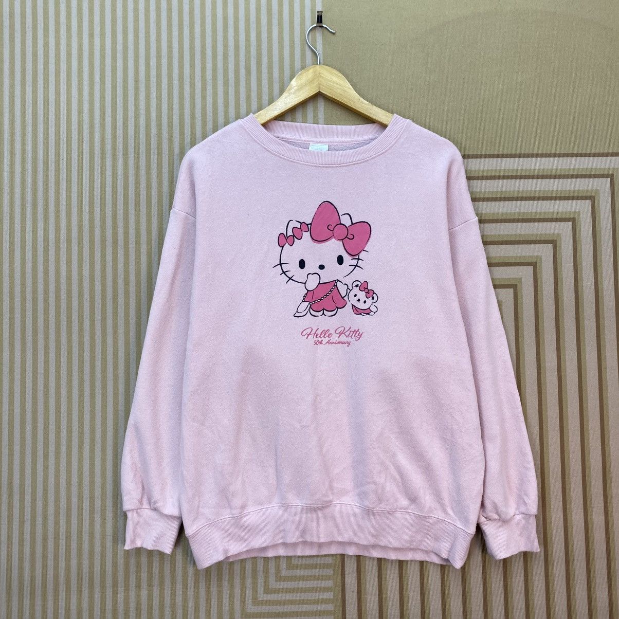 Disney 🫶Hello kitty Iconic Cartoon Crewneck Pullover Sweatshirt Size US M / EU 48-50 / 2 - 1 Thumbnail