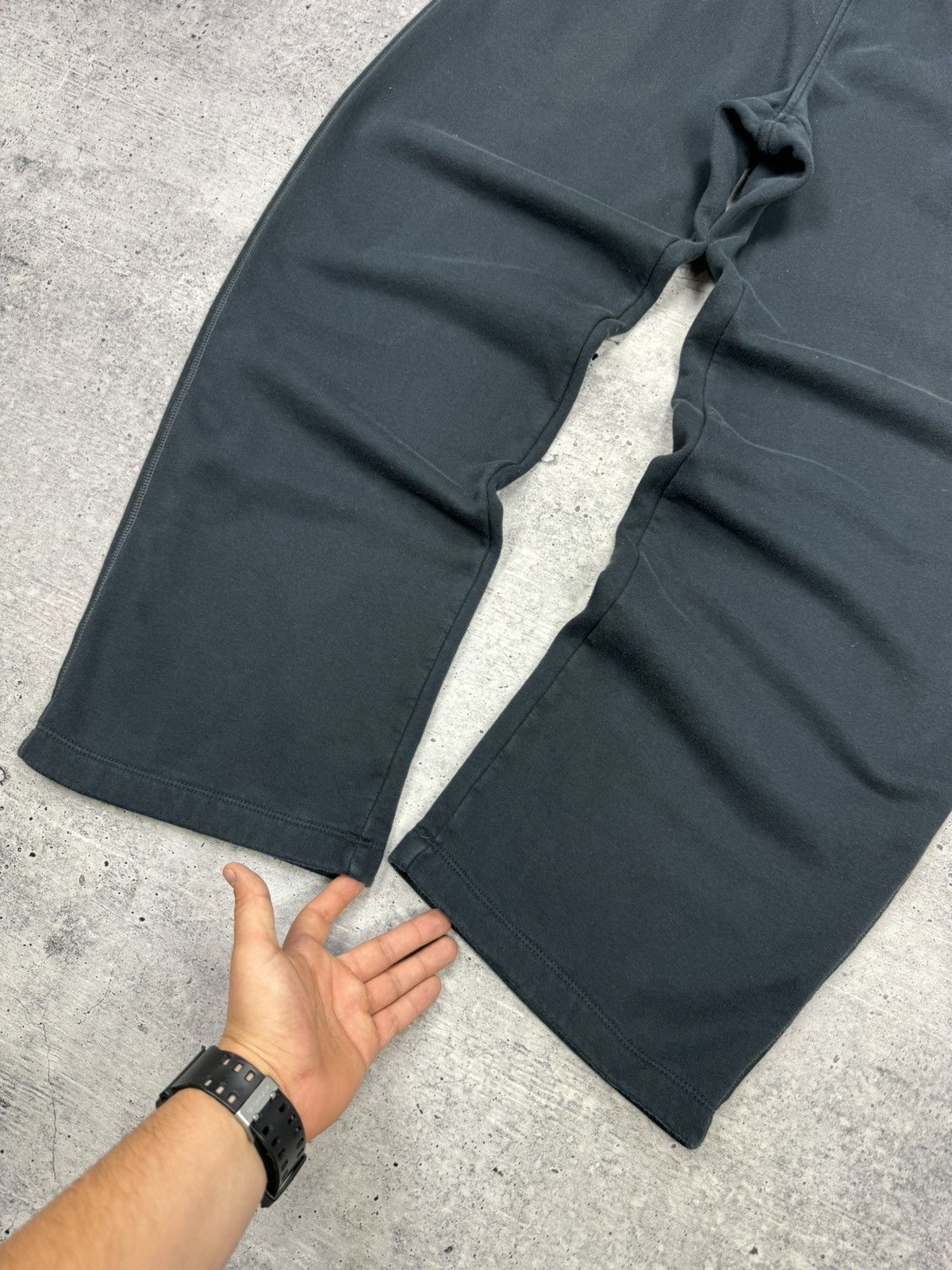 Nike × Vintage Vintage Nike Y2K Style Drill Swoosh Logo Sweatpants Pants Size US 34 / EU 50 - 5 Thumbnail