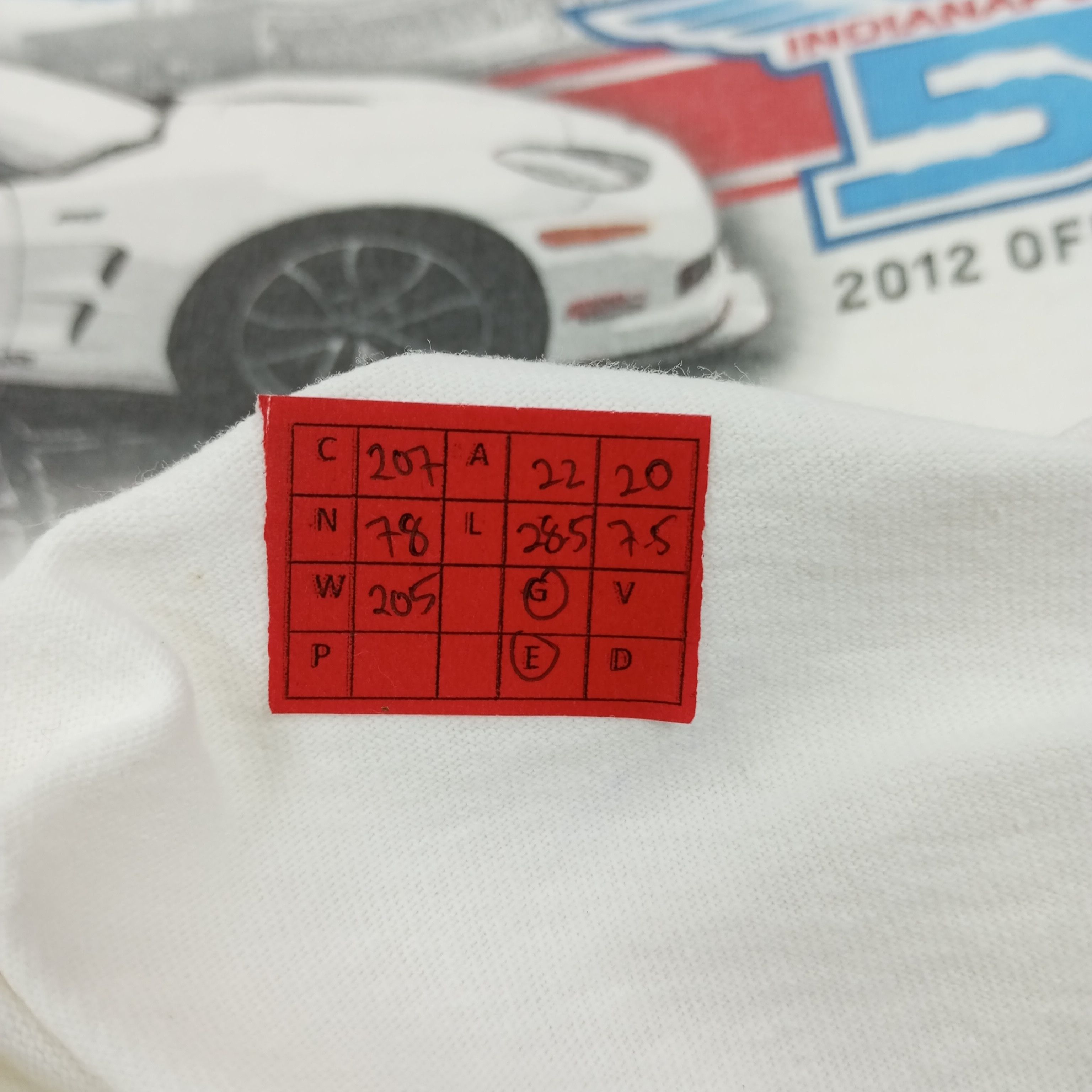 Vintage Corvette Indianapolis 60th Anniversary Tshirt Size US L / EU 52-54 / 3 - 7 Thumbnail