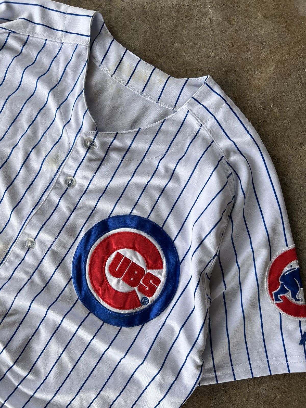 Vintage Vintage MLB Chicagos Cubs Ryan Sandberg Baseball Jersey Size US XL / EU 56 / 4 - 4 Thumbnail