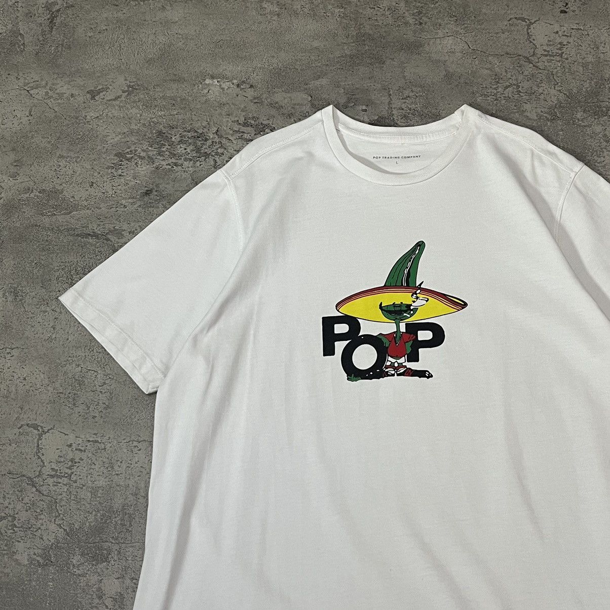 Pop Trading Company Pop Trading Company Smoking Pepper SS Tee - White Size US L / EU 52-54 / 3 - 3 Thumbnail