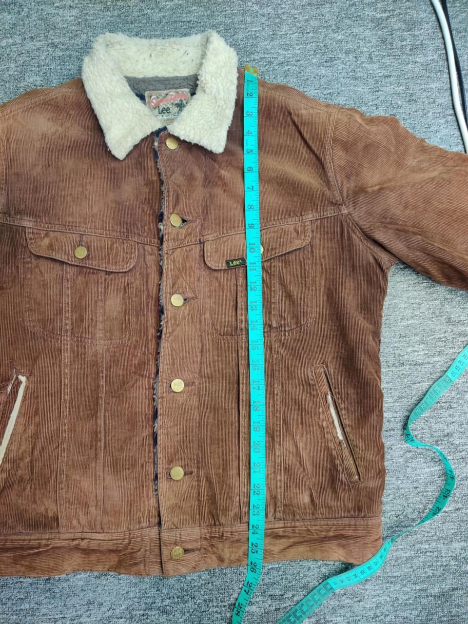 Lee Vintage Lee Storm Rider Coduroy Trucker Jacket Size US L / EU 52-54 / 3 - 18 Thumbnail