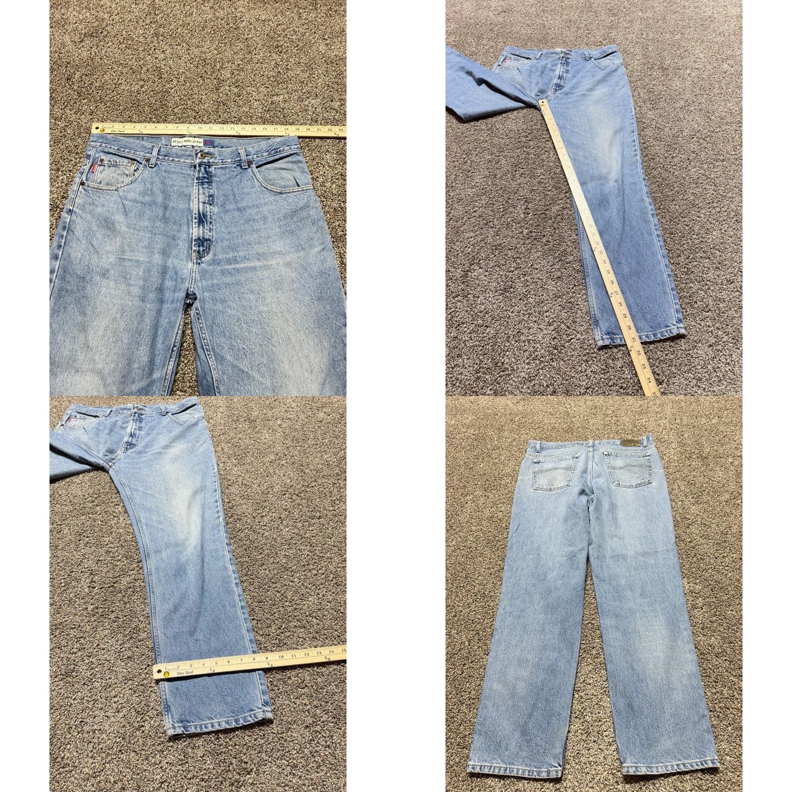 Bugle Boy VINTAGE Bugle Boy 705 Men Jeans 38 Blue Denim 38X30 Straight Bootcut Size US 38 / EU 54 - 8 Thumbnail
