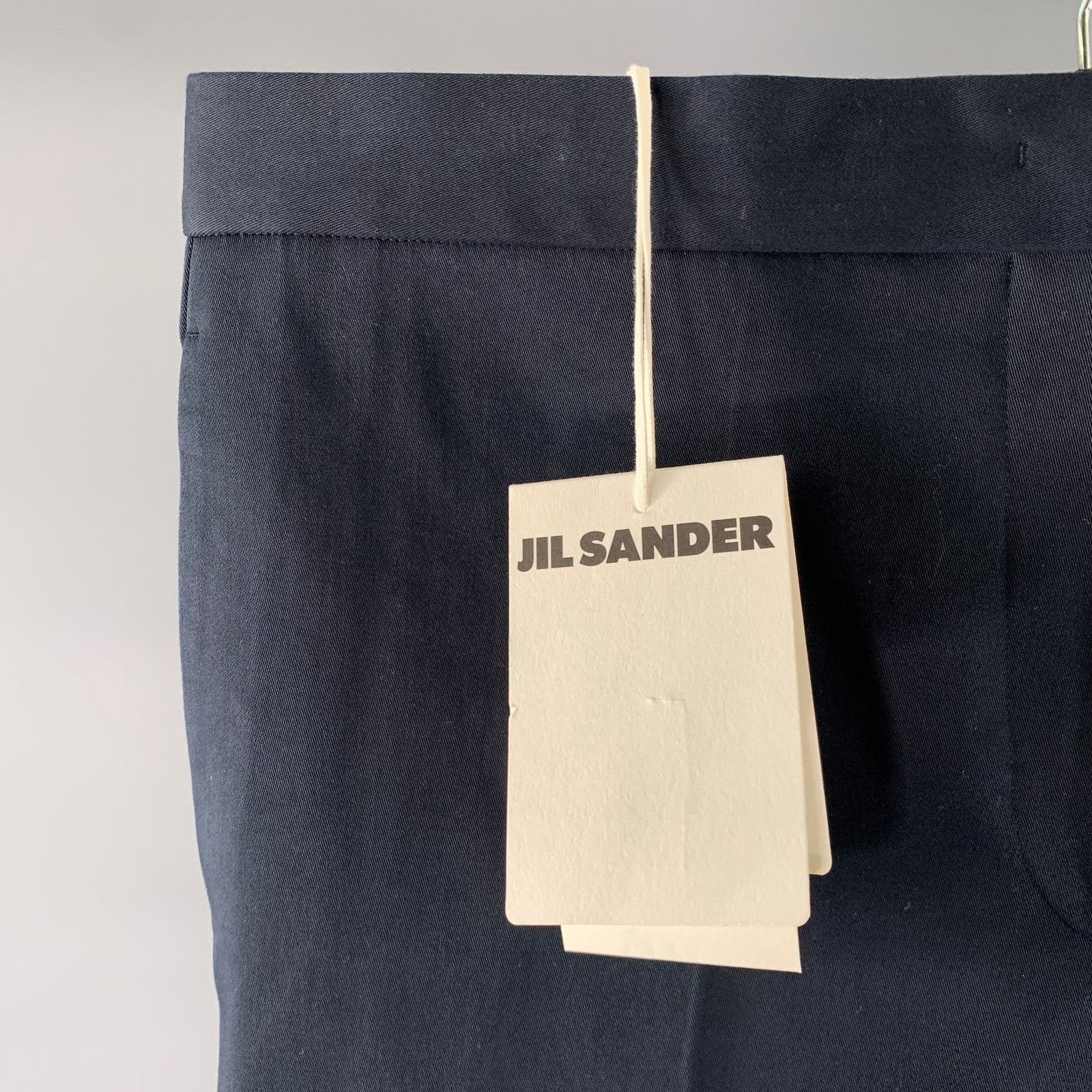 Jil Sander JIL SANDER Size 14 Navy Cotton Cropped Pants Size US 28 / EU 44 - 4 Thumbnail