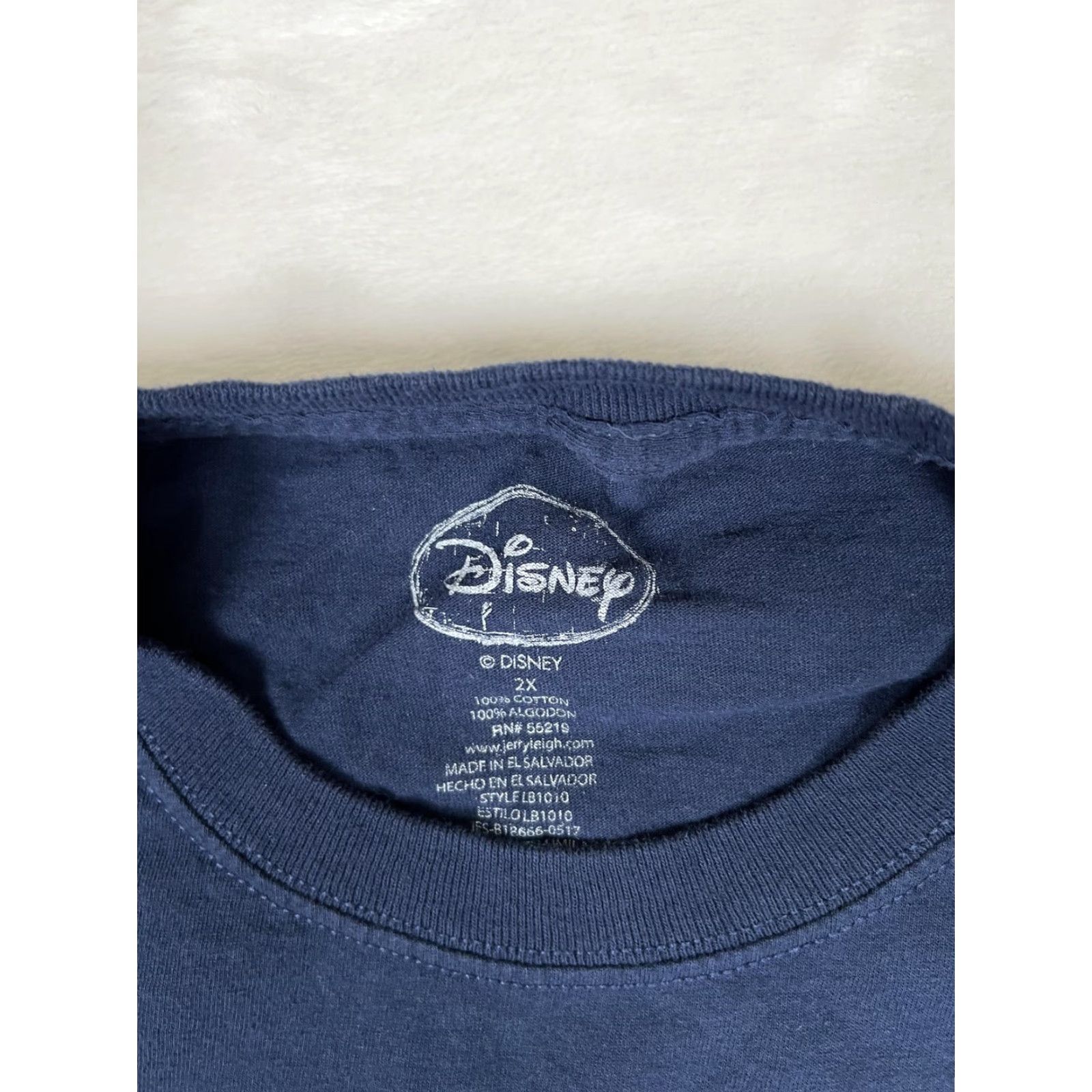 Disney Disney T-Shirt Mens 2XL Navy Florida 2017 Mickey Minnie Donald Goofy Graphic Tee Size US XXL / EU 58 / 5 - 3 Thumbnail