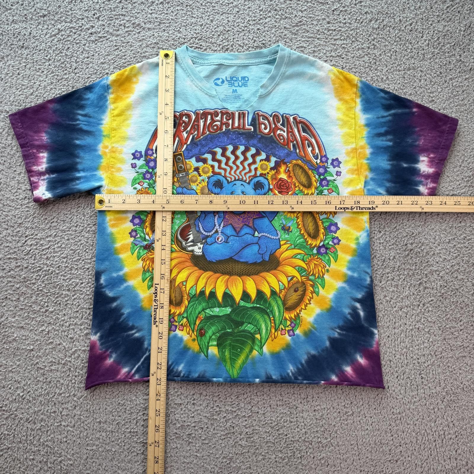 Liquid Blue Grateful Dead Liquid Blue Tie Dye Dancing Bears T Shirt M Size US M / EU 48-50 / 2 - 3 Thumbnail