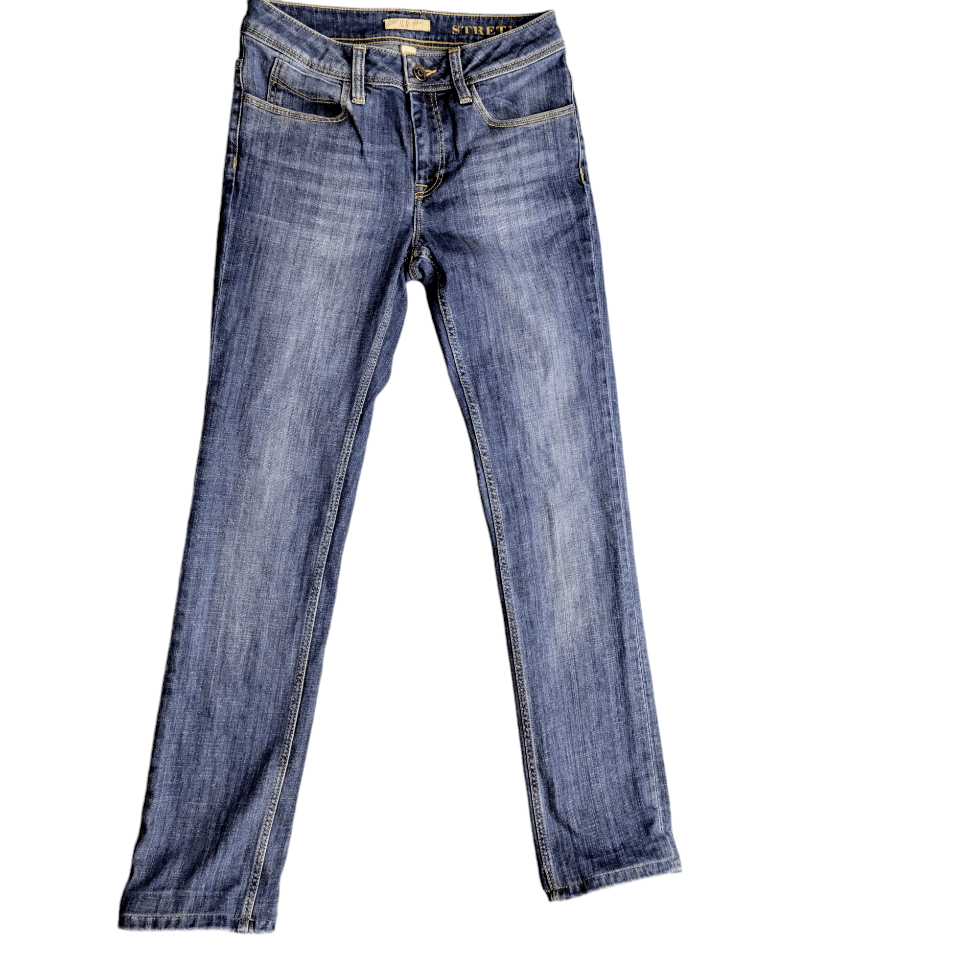 Burberry Burberry Brit Stretfield Straight Blue Jeans Size 25" / US 0 / IT 36 - 8 Thumbnail