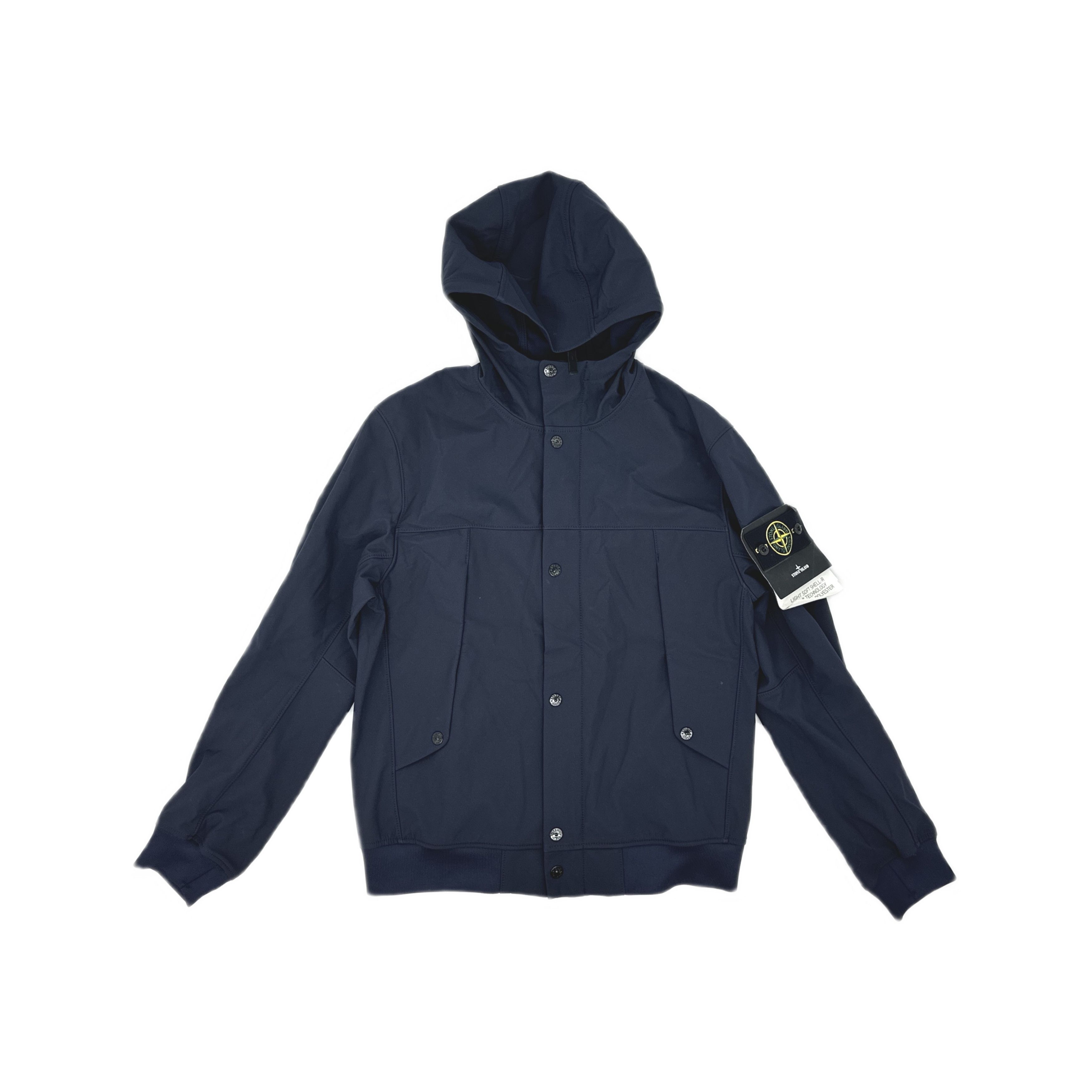 Stone Island Stone Island Light Soft Shell-R Hooded Jacket Size S Size US S / EU 44-46 / 1 - 1 Thumbnail