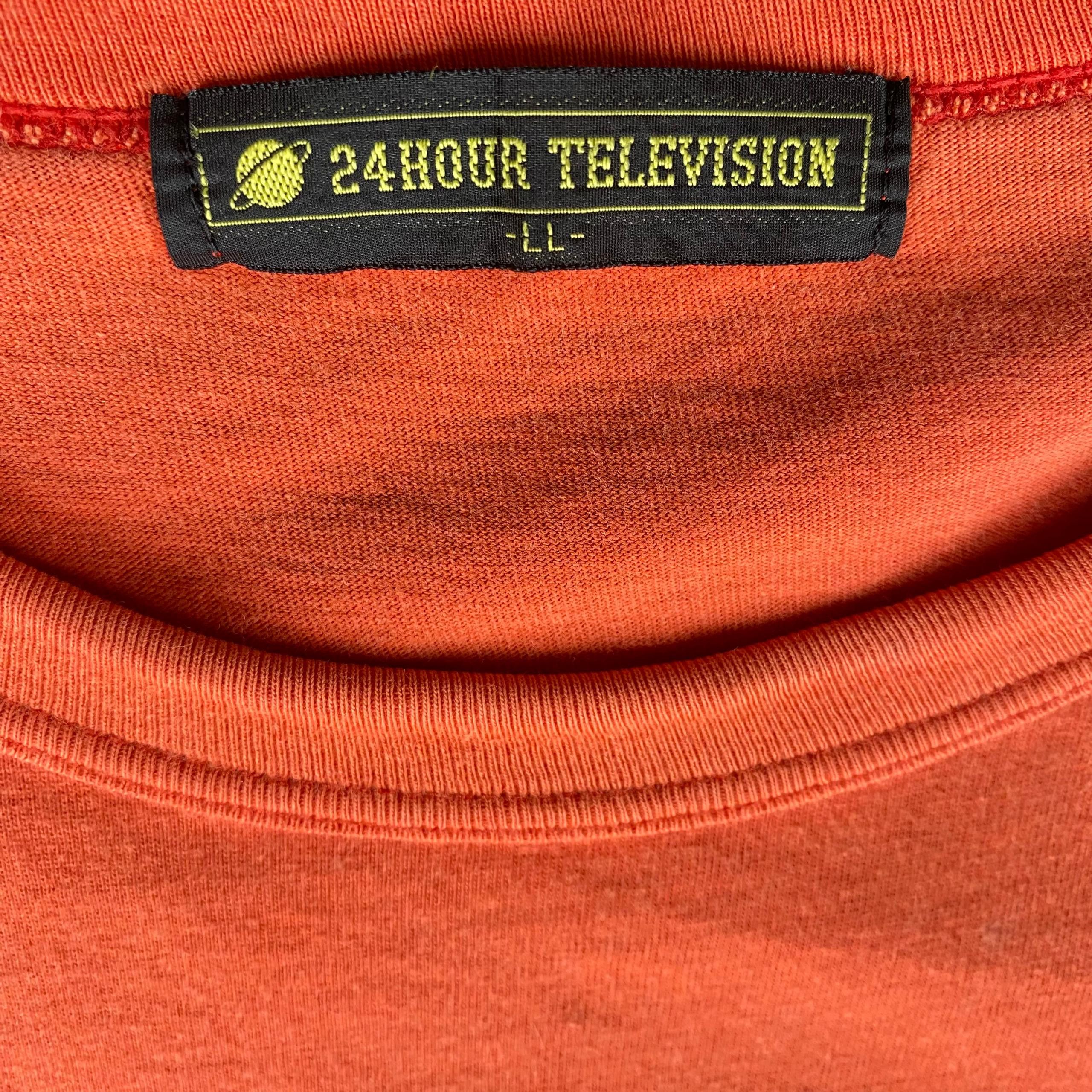 Bape Vintage 24 Television Hour Bape Tshirt Size US XL / EU 56 / 4 - 7 Thumbnail