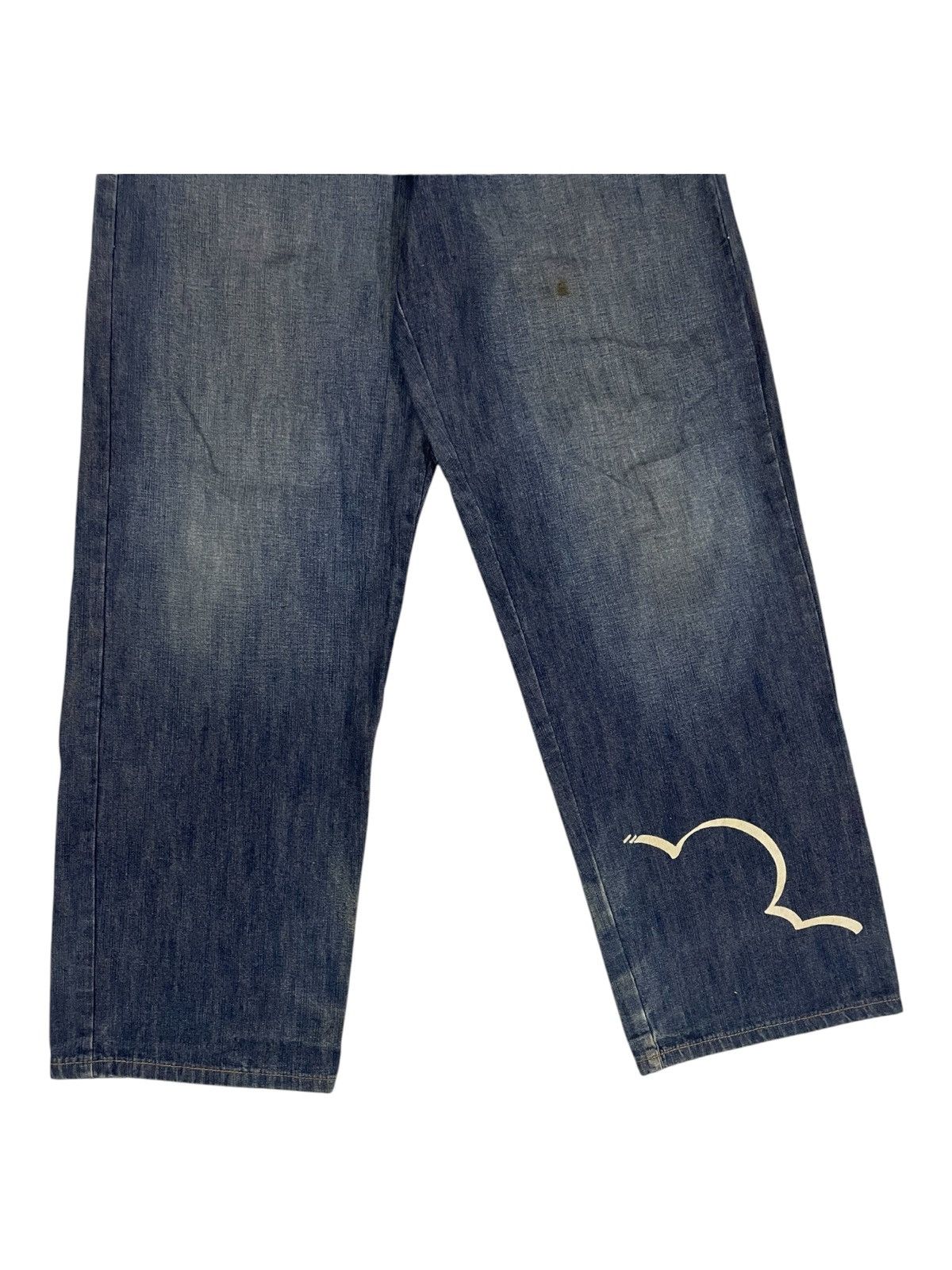 Eminem × JNCO × Rap Tees Y2K PNB Nation Embroidery Eminem Super Baggy Rapper Jeans Size US 32 / EU 48 - 7 Thumbnail