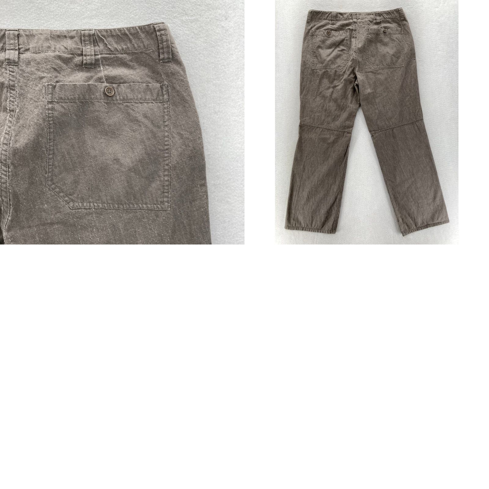 Armani Exchange VINTAGE Armani Exchange Wool Double Knee Pants Mens 36x30 Gray Relaxed Workwear Carpenter Corduroy Brown Casual Size US 36 / EU 52 - 9 Thumbnail
