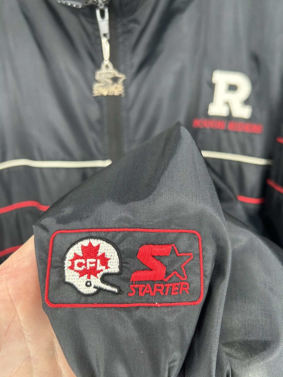 Starter Vintage Starter CFL Rough Riders Zip Up Nylon Light Jacket Size US XL / EU 56 / 4 - 7 Thumbnail