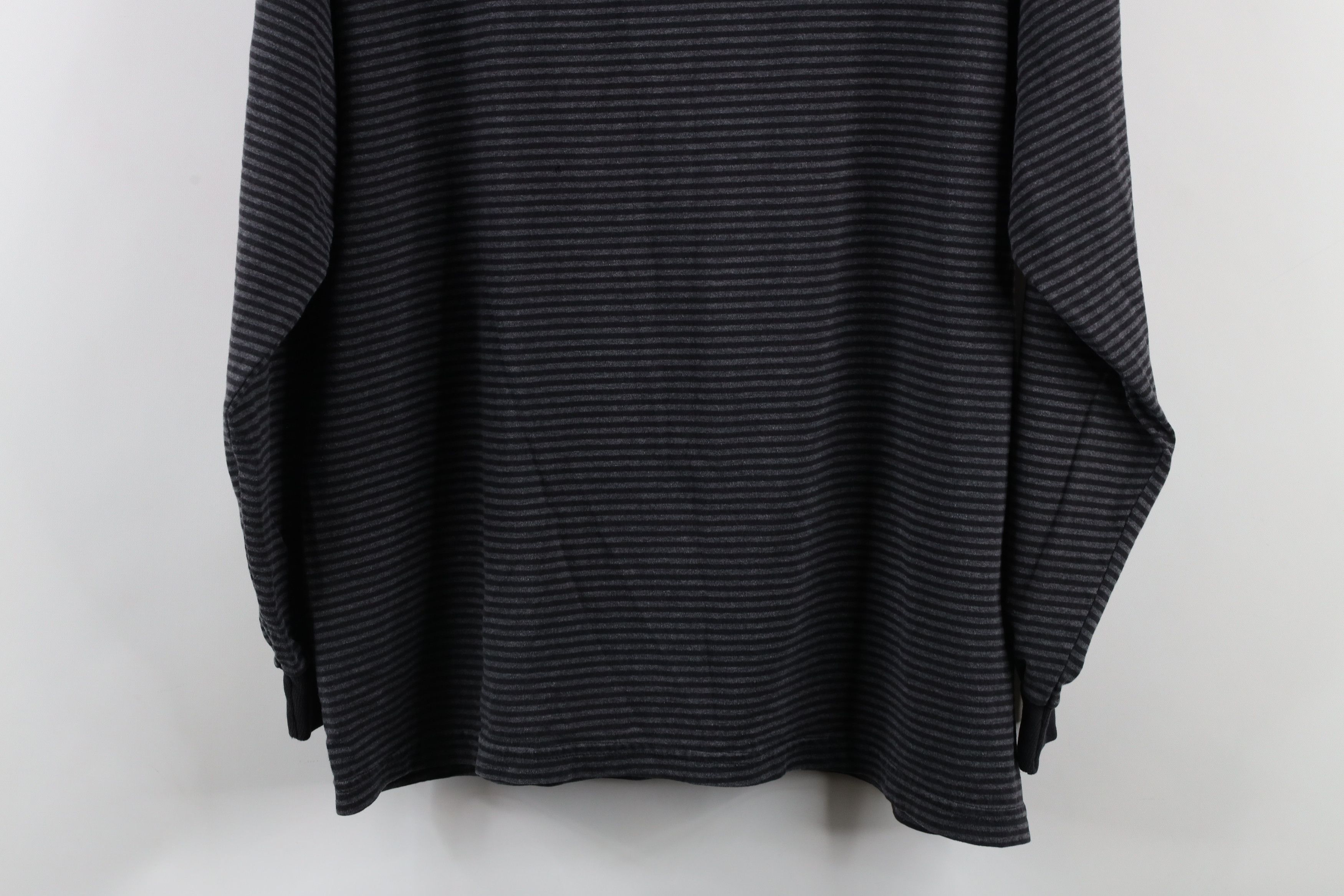 Vintage Vintage 90s Streetwear Long Sleeve T-Shirt Gray Cotton Size US M / EU 48-50 / 2 - 8 Thumbnail